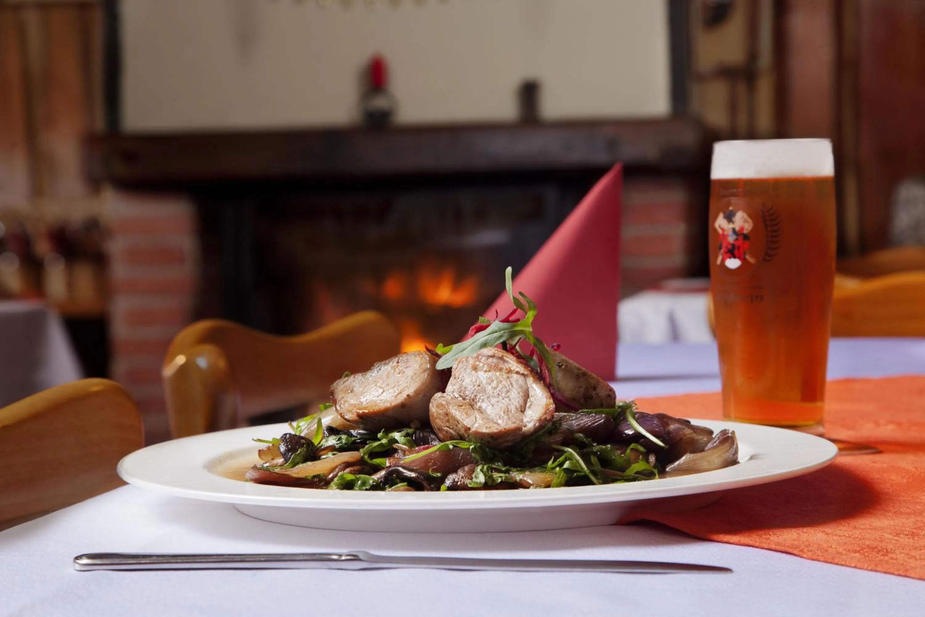 Food close-up in Kolštejn wellness centrum