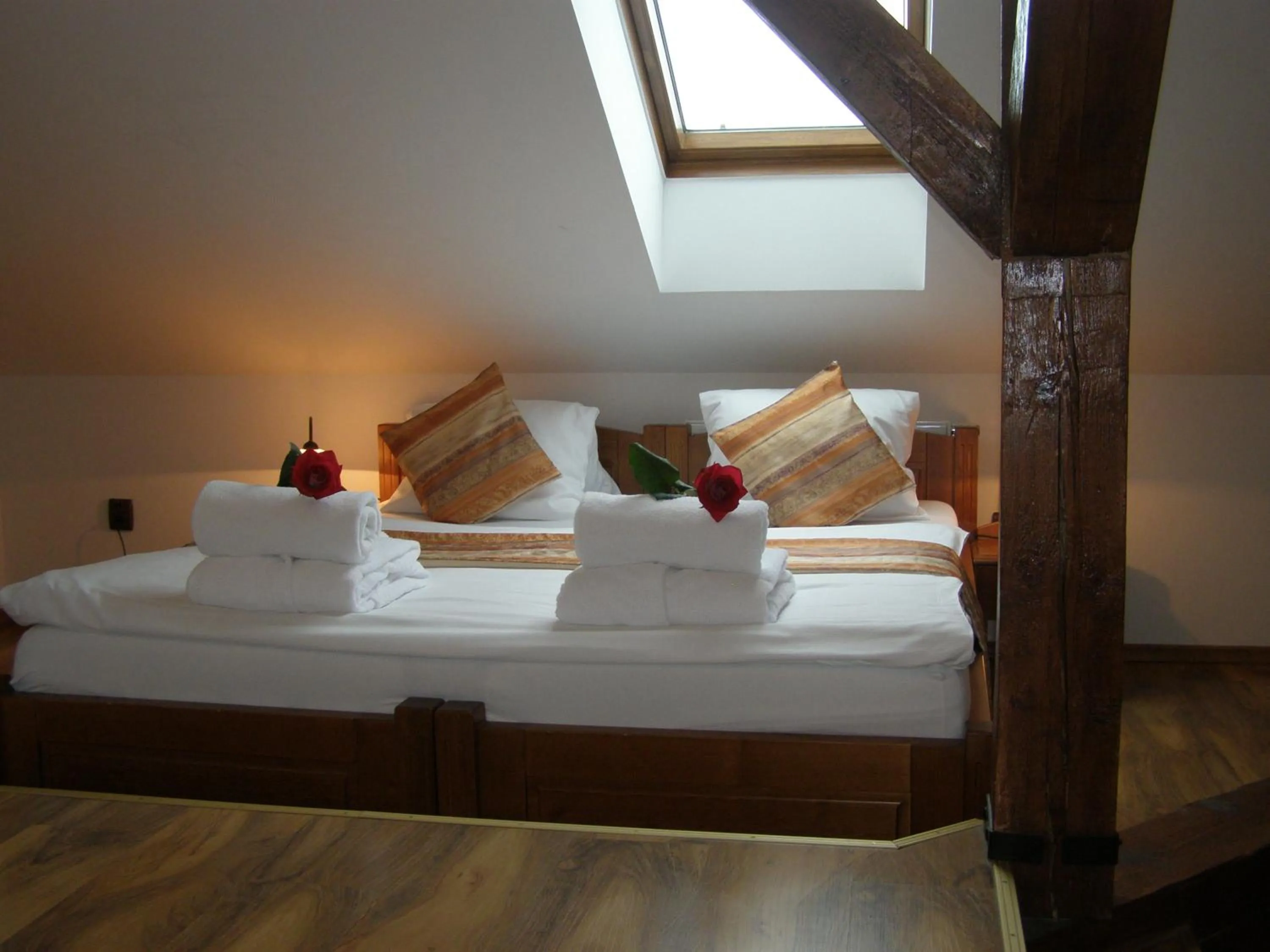 Bedroom, Bed in Kolštejn wellness centrum