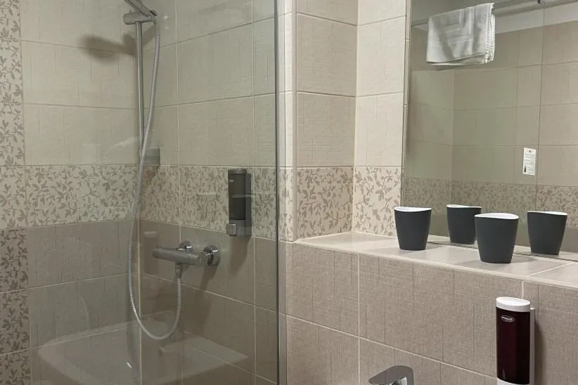 Shower in Kolštejn wellness centrum