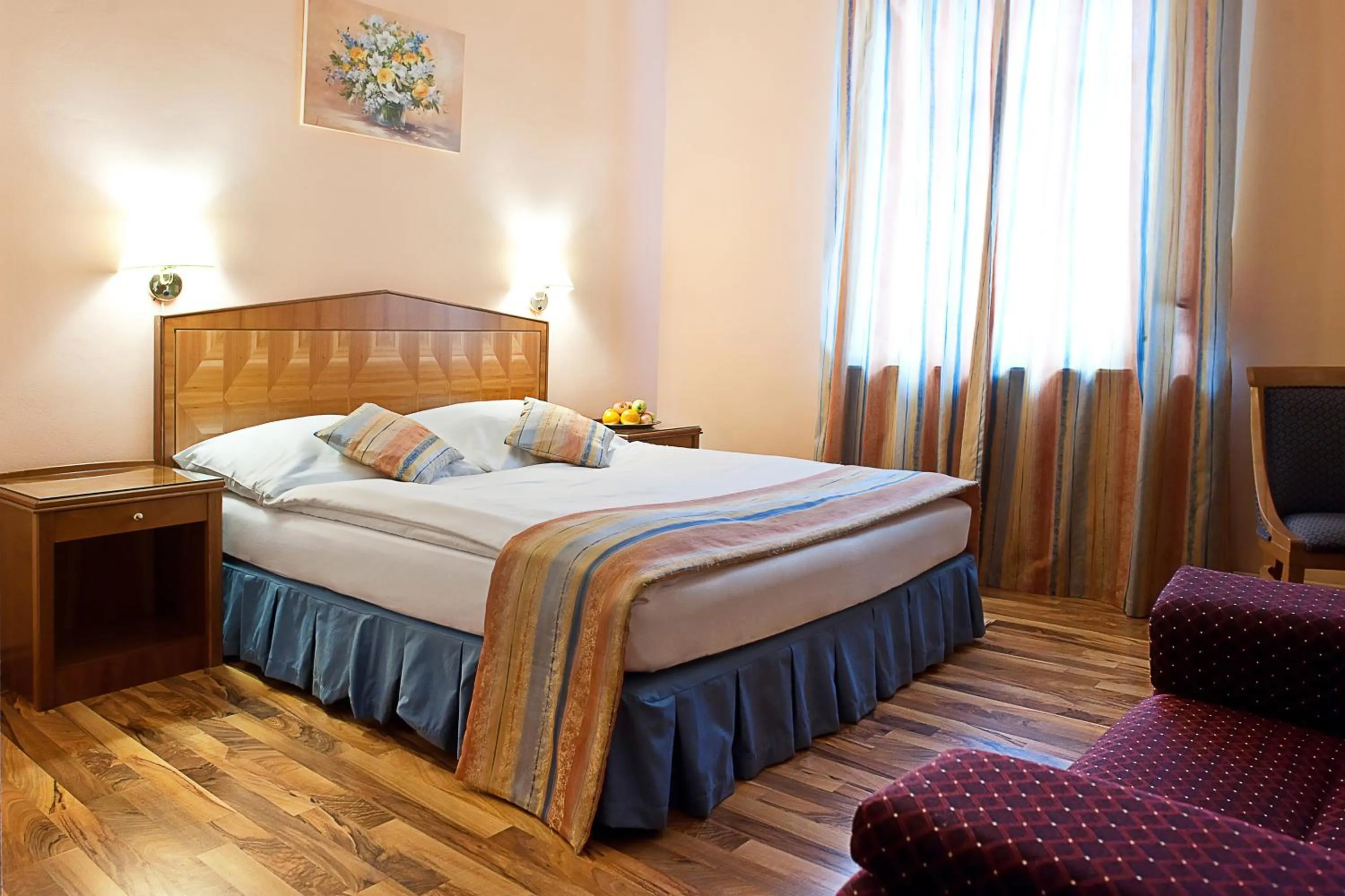 Bedroom, Bed in Kolštejn wellness centrum