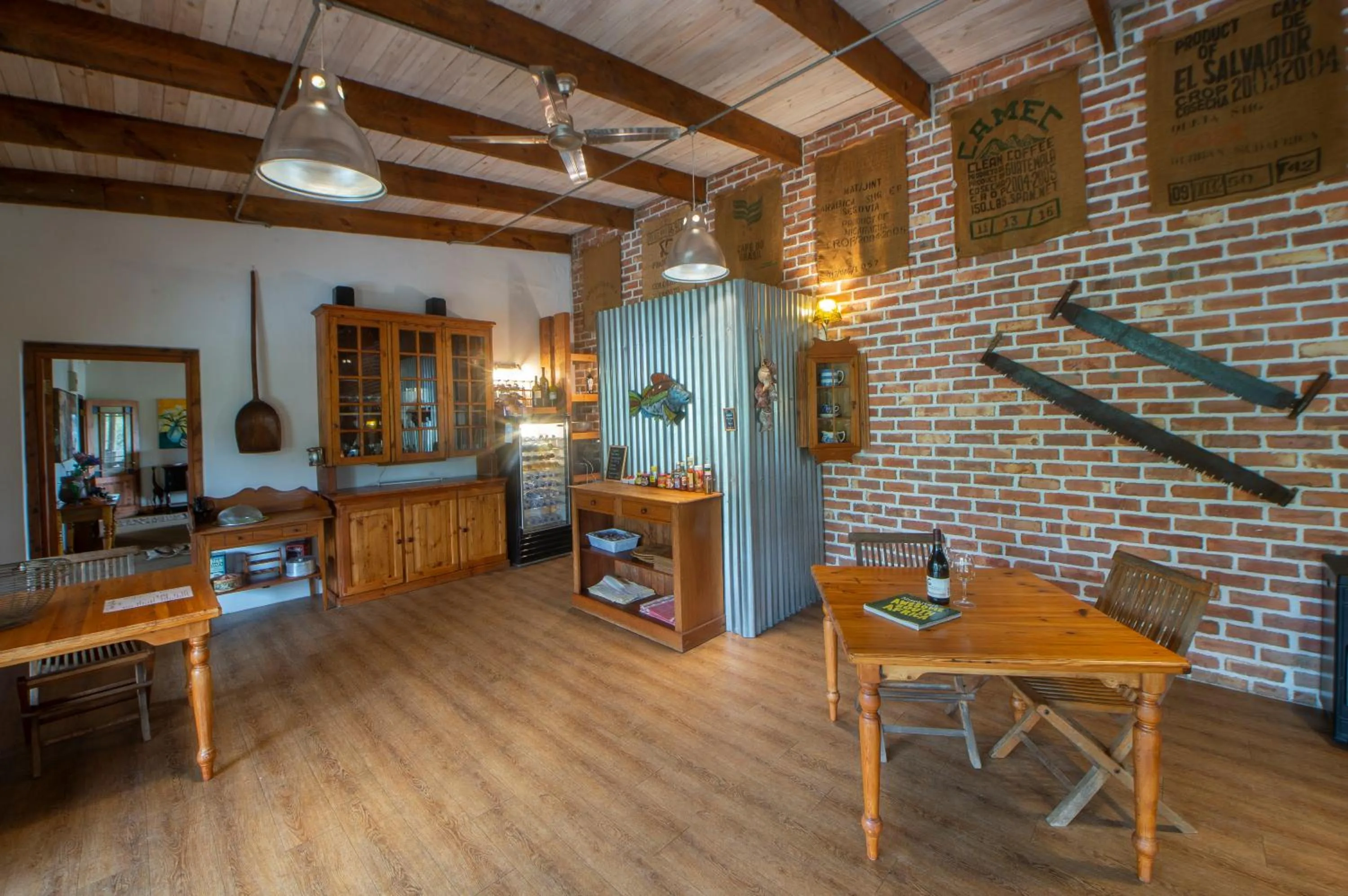 Dining area in At the Woods Guest House