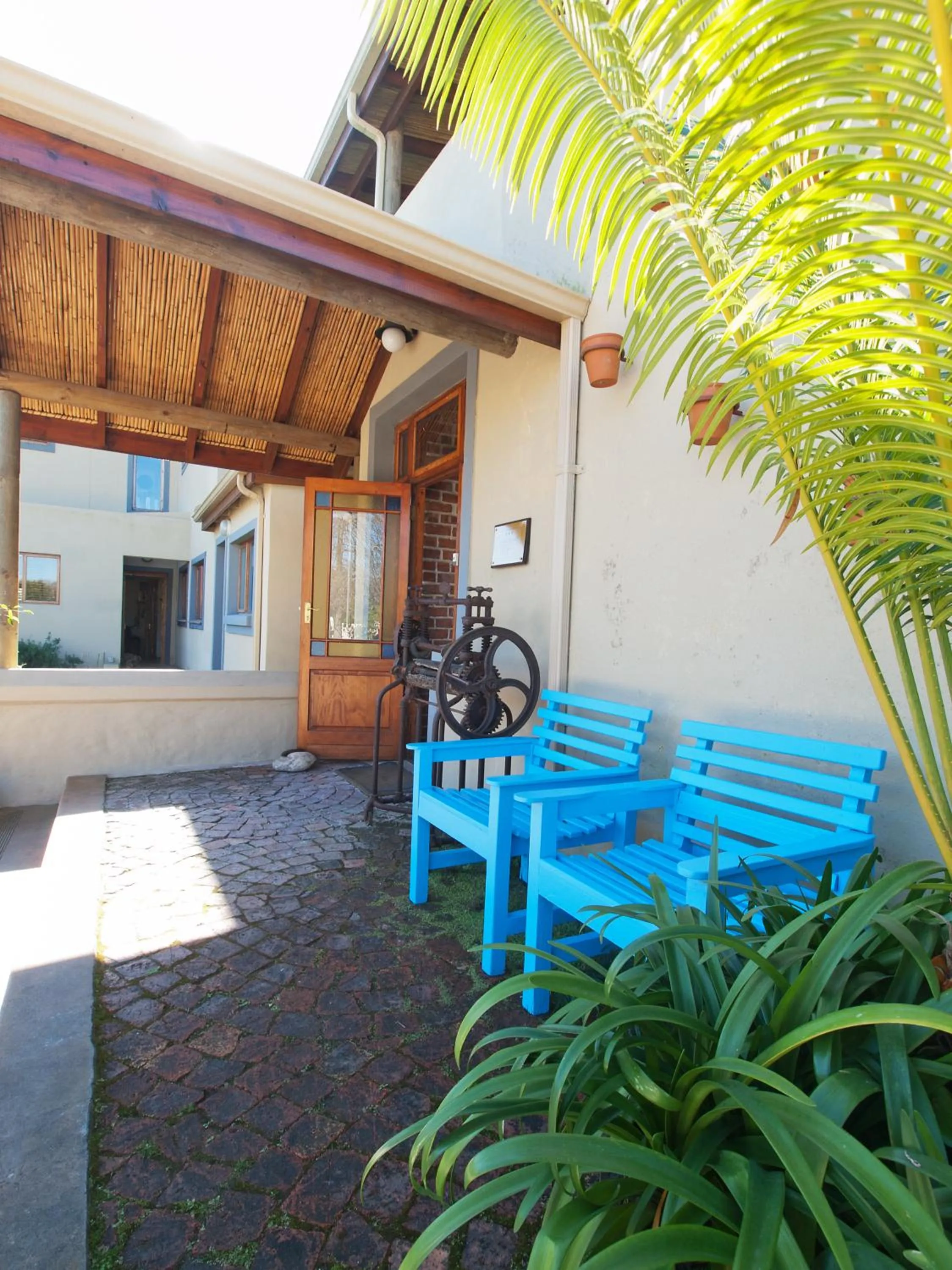 Patio in At the Woods Guest House