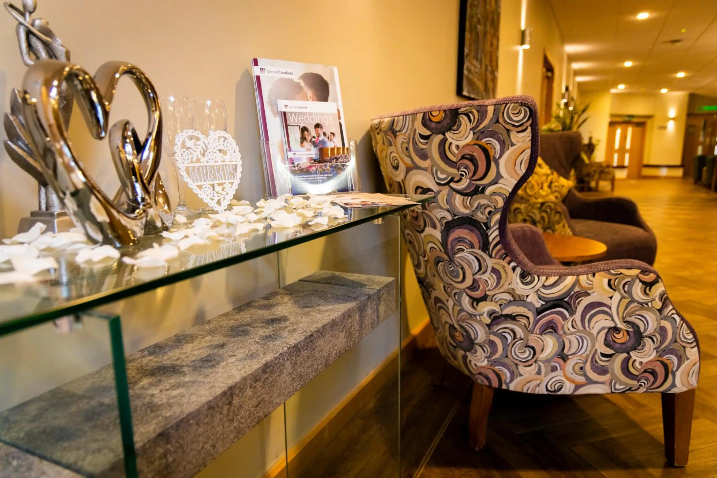 Seating area in Mitchell Hall