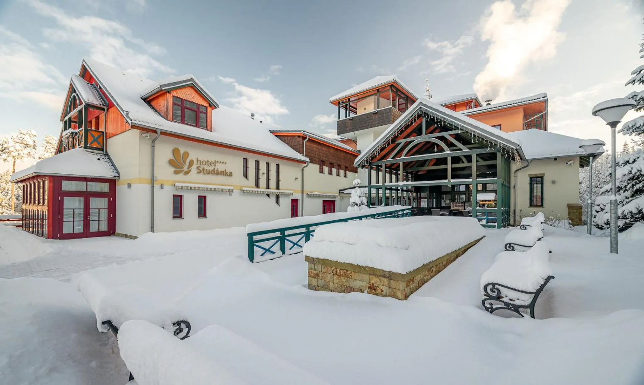 Property building in Hotel Studanka