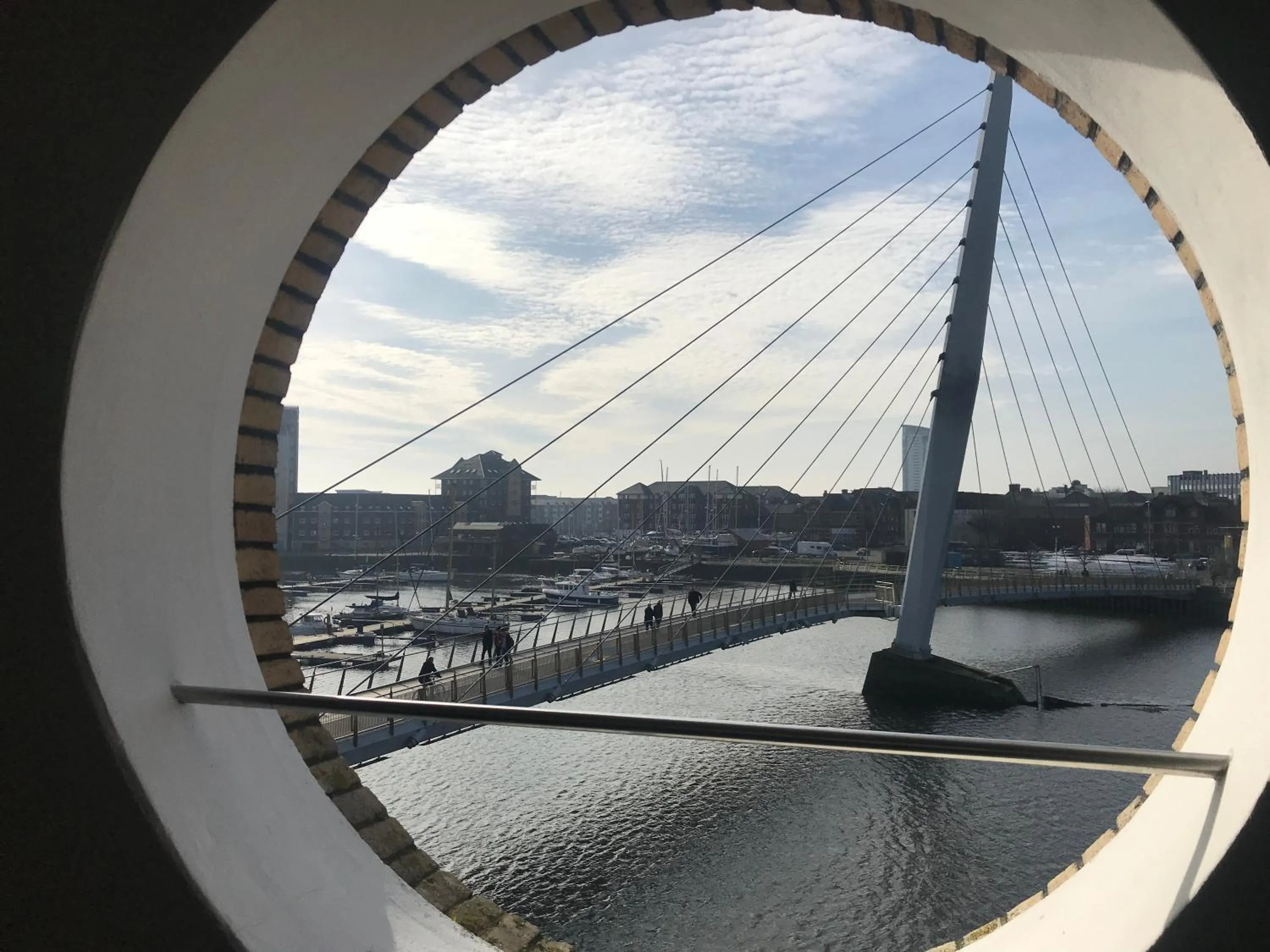 Landmark view in Ice House Apartments