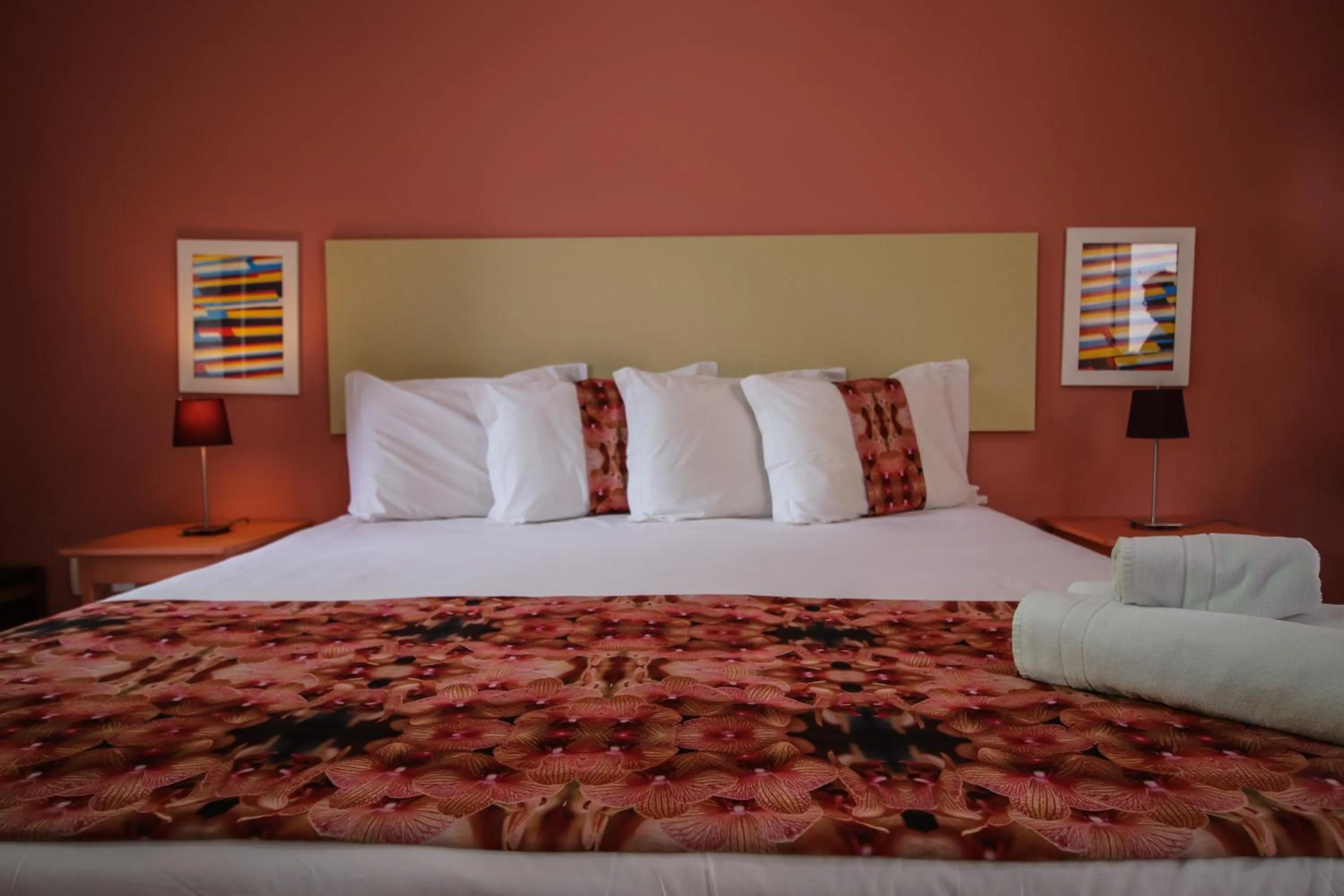 Bed in Pousada Arvoredo