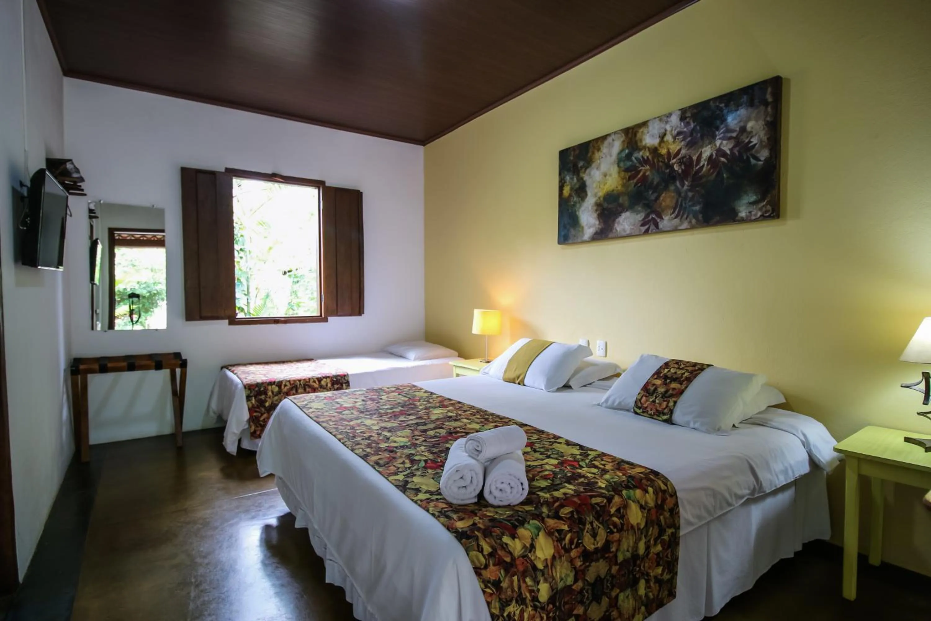 Bed in Pousada Arvoredo