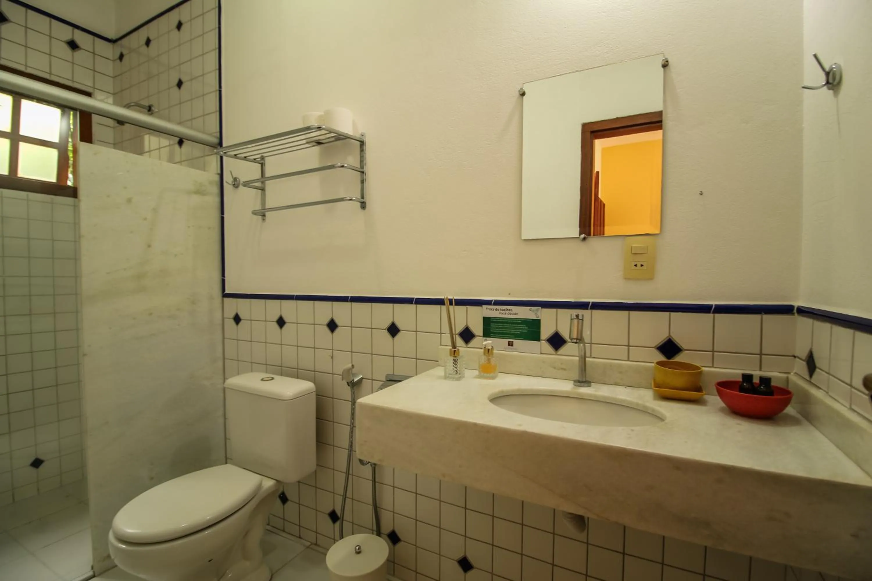 Shower in Pousada Arvoredo