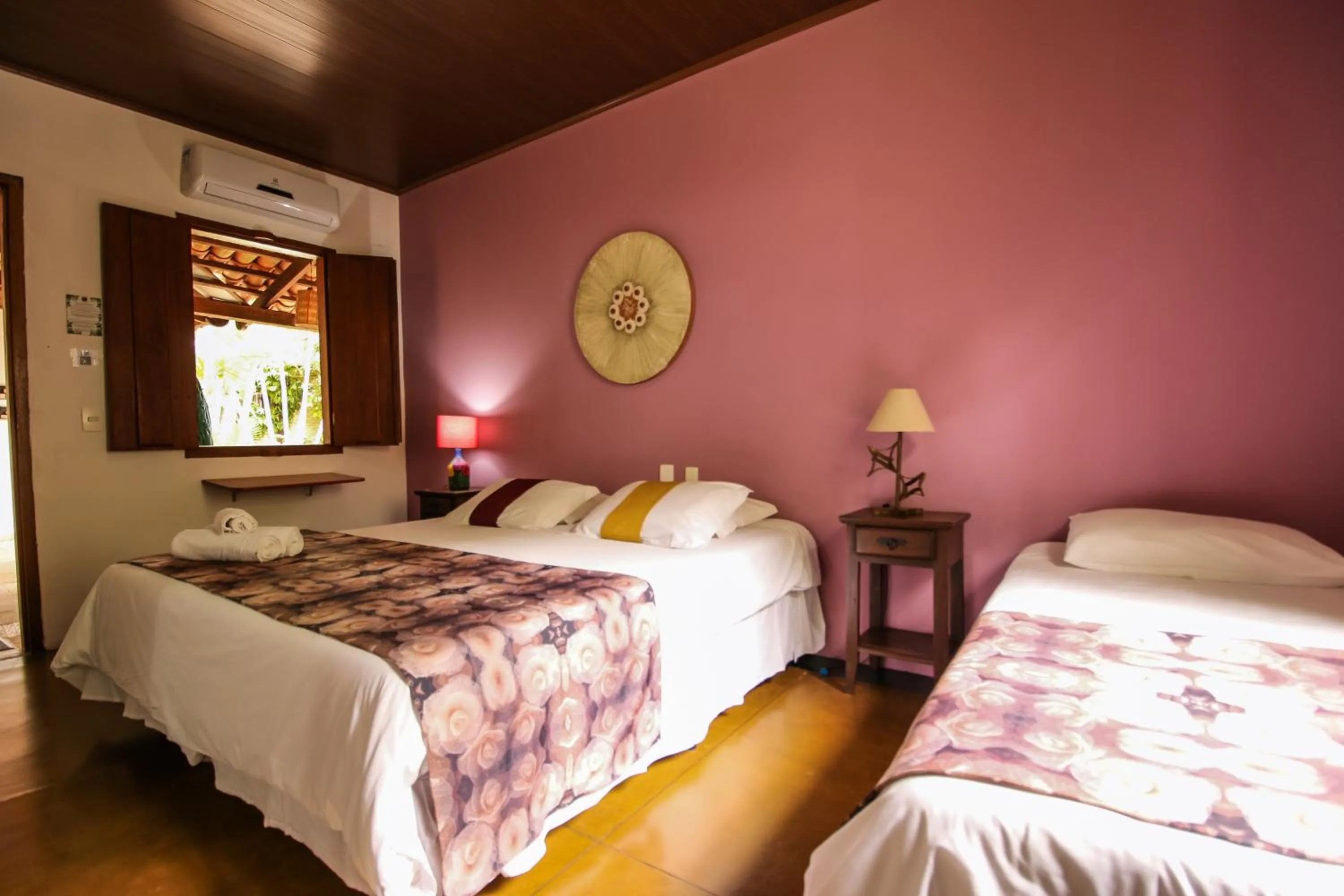 Bed in Pousada Arvoredo