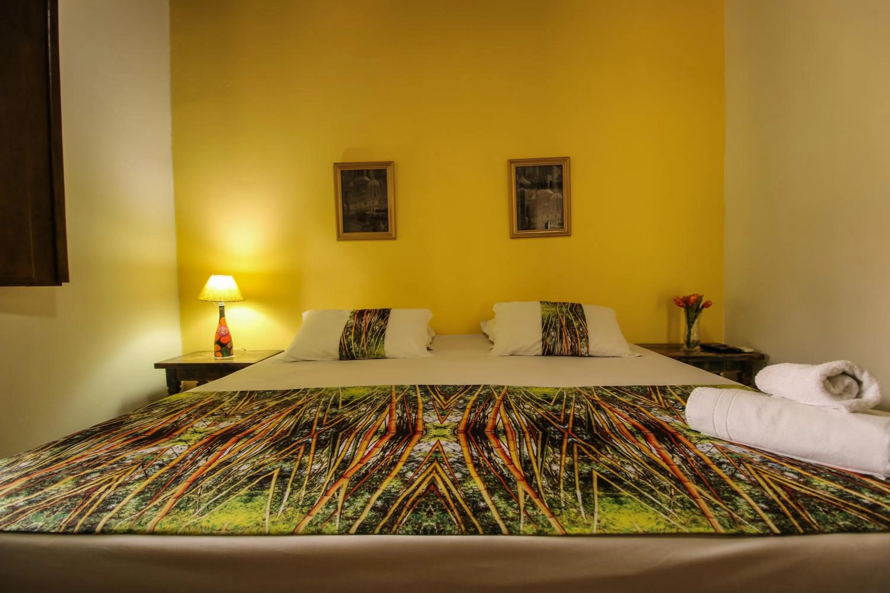 Bed in Pousada Arvoredo