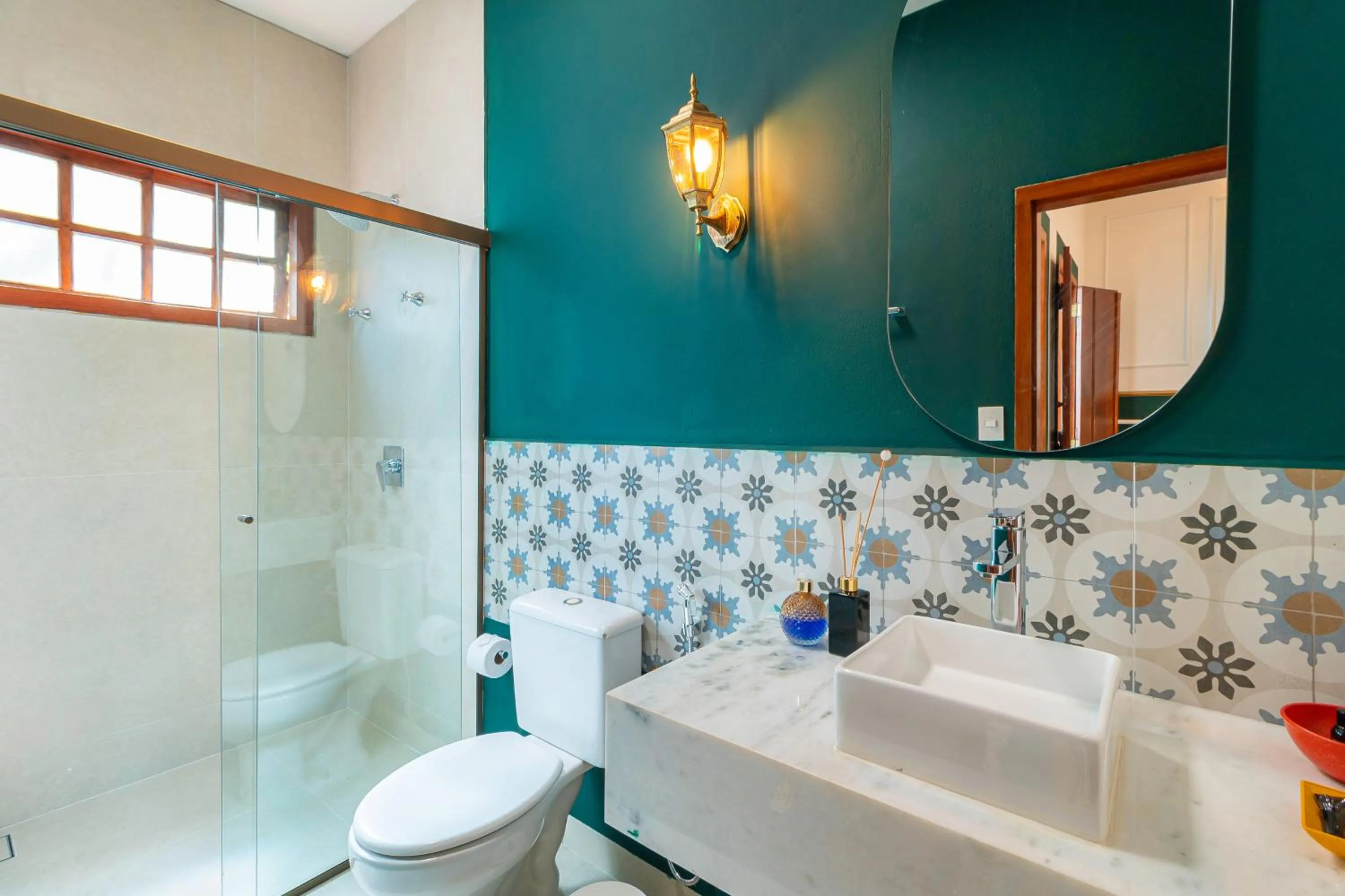 Shower in Pousada Arvoredo