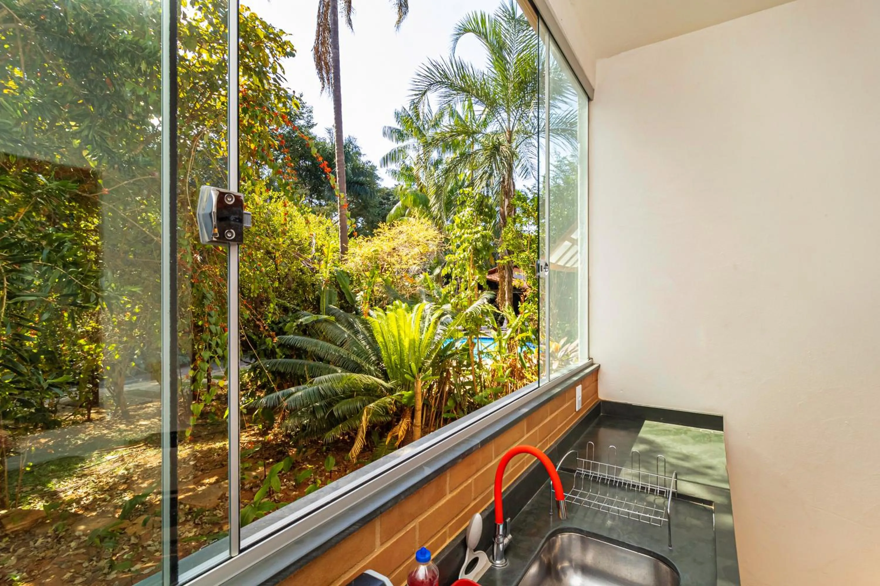 Garden view in Pousada Arvoredo