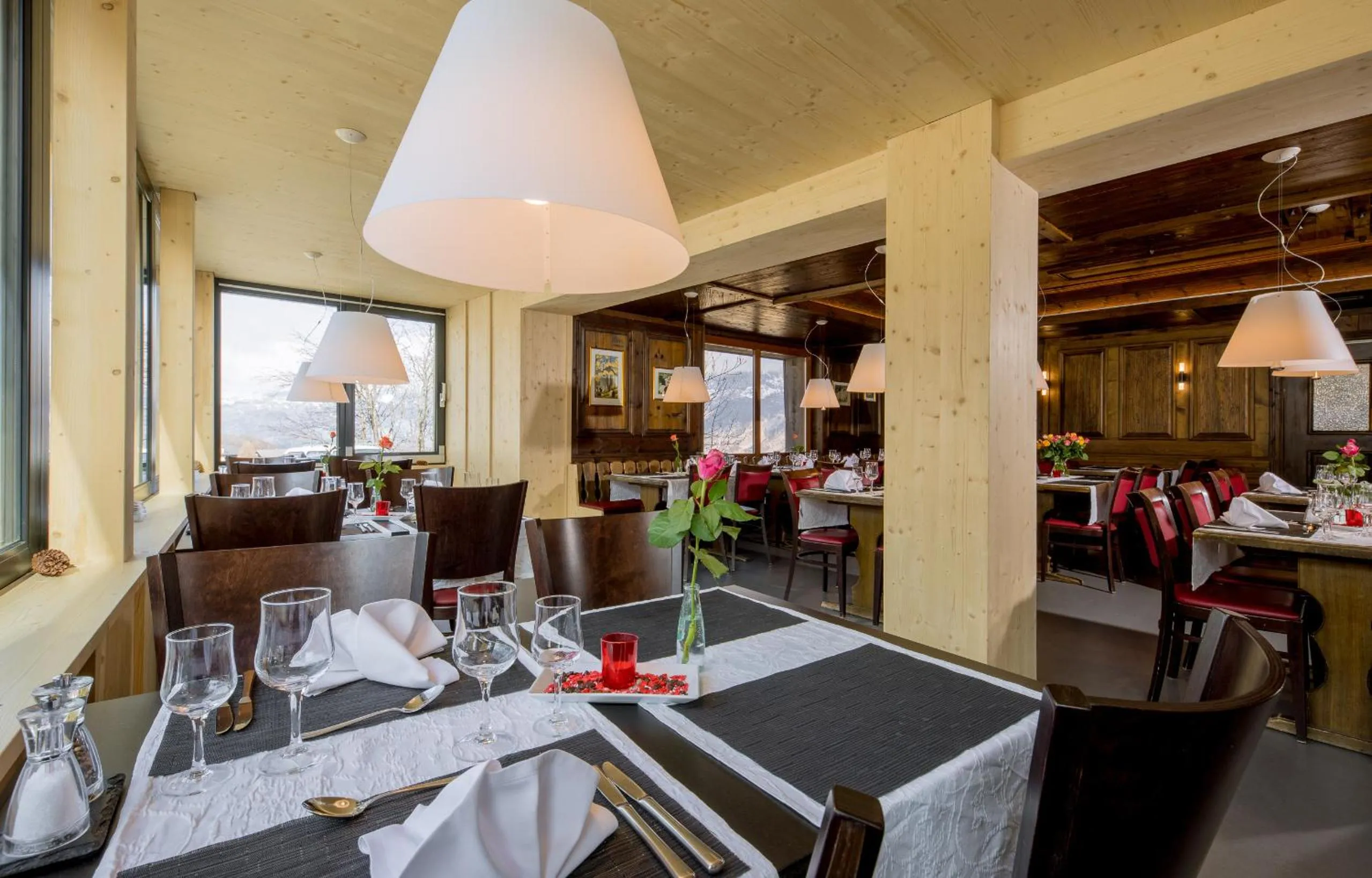 Restaurant/places to eat in Sporthotel Walliserhof
