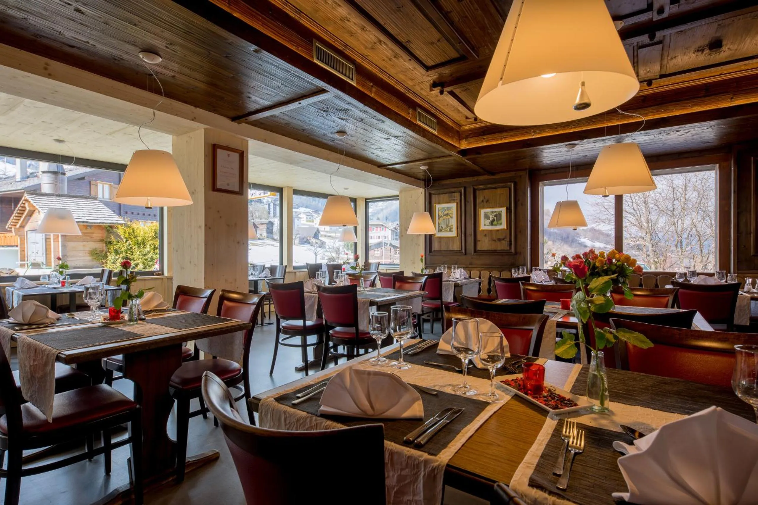 Restaurant/places to eat in Sporthotel Walliserhof