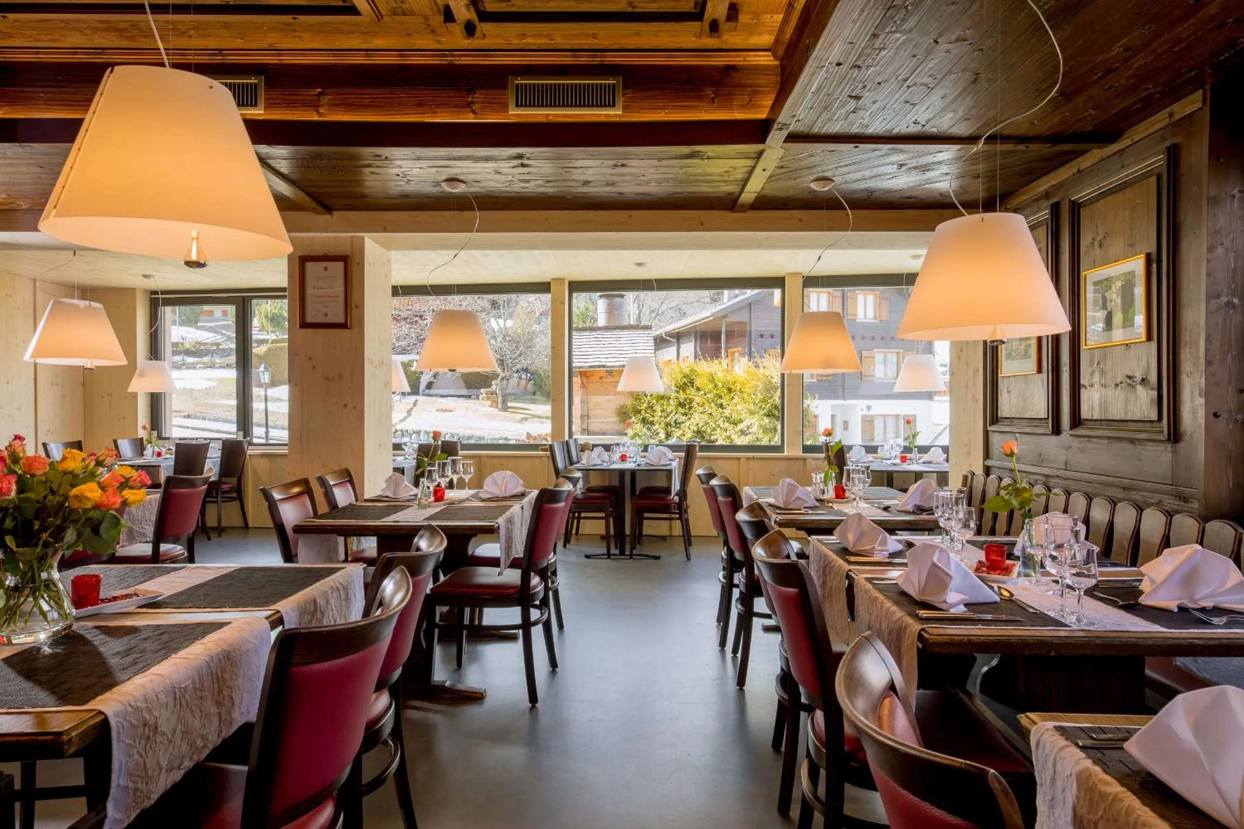 Restaurant/places to eat in Sporthotel Walliserhof