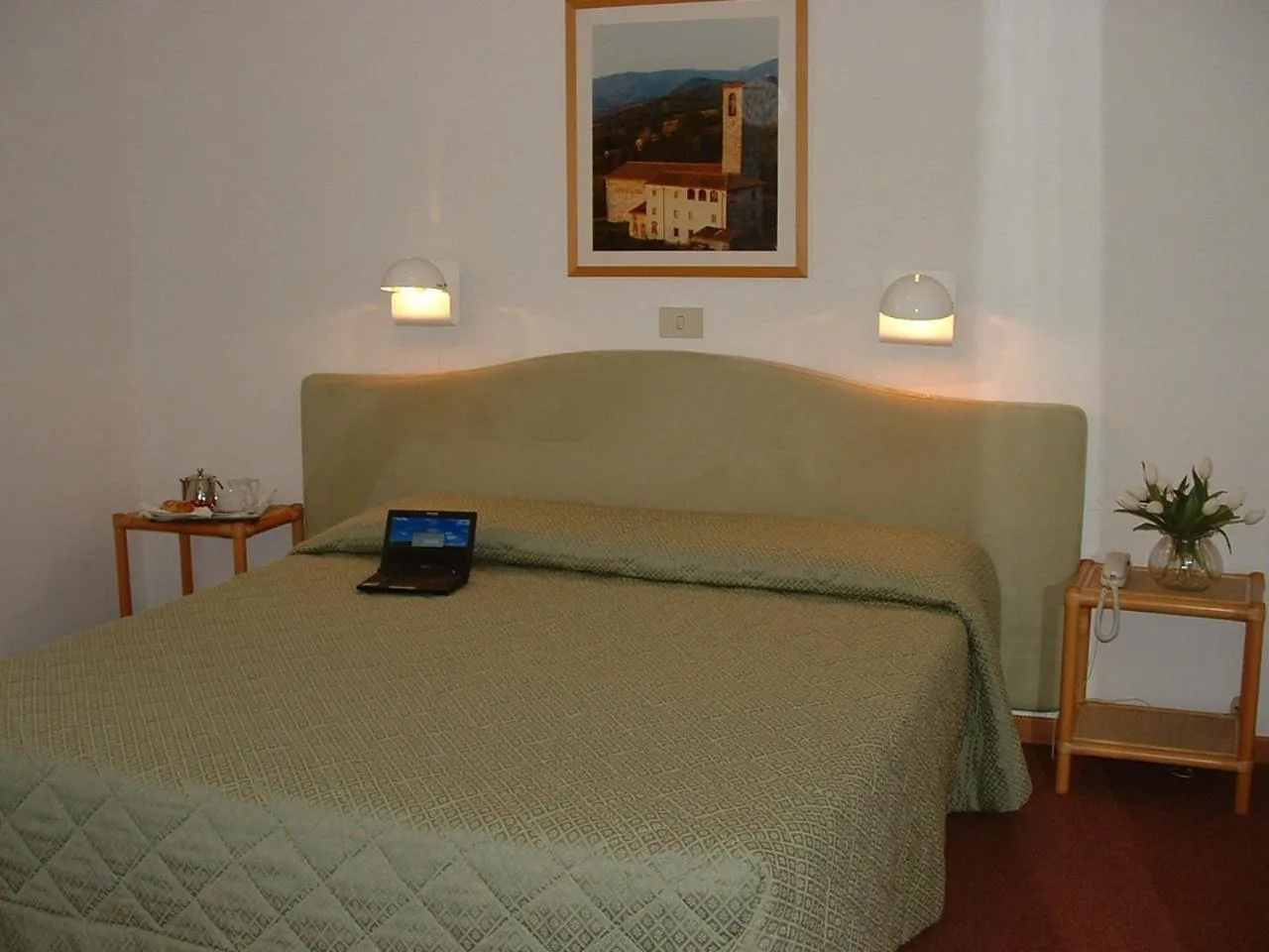 Bed in Hotel Barberino