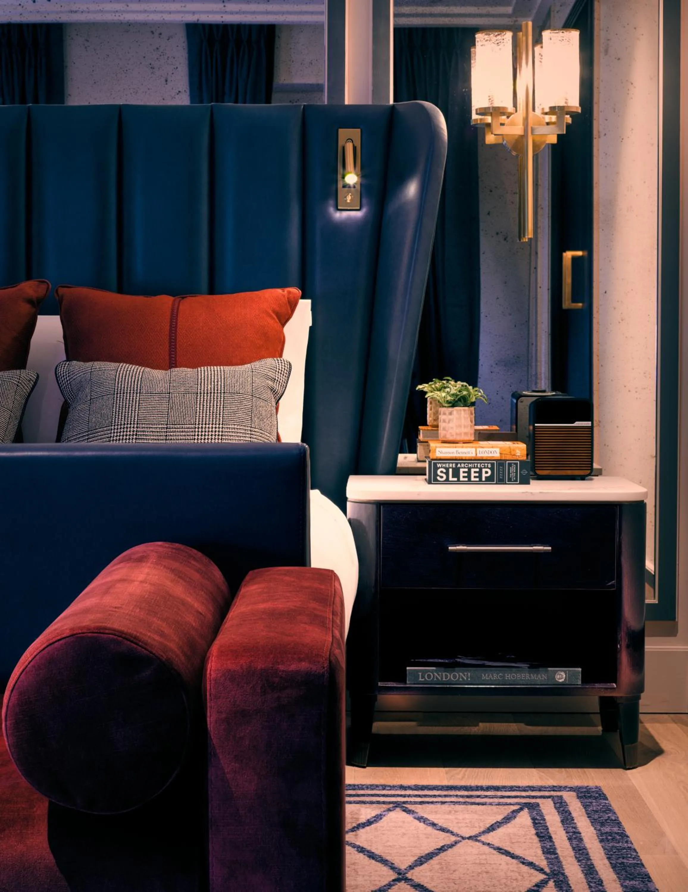 Bed in The Mayfair Townhouse - an Iconic Luxury Hotel