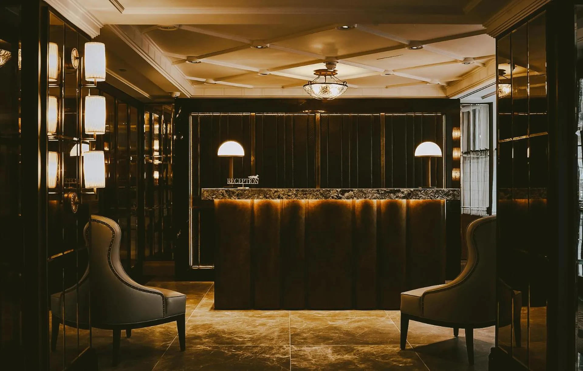 Lobby or reception in The Mayfair Townhouse - an Iconic Luxury Hotel