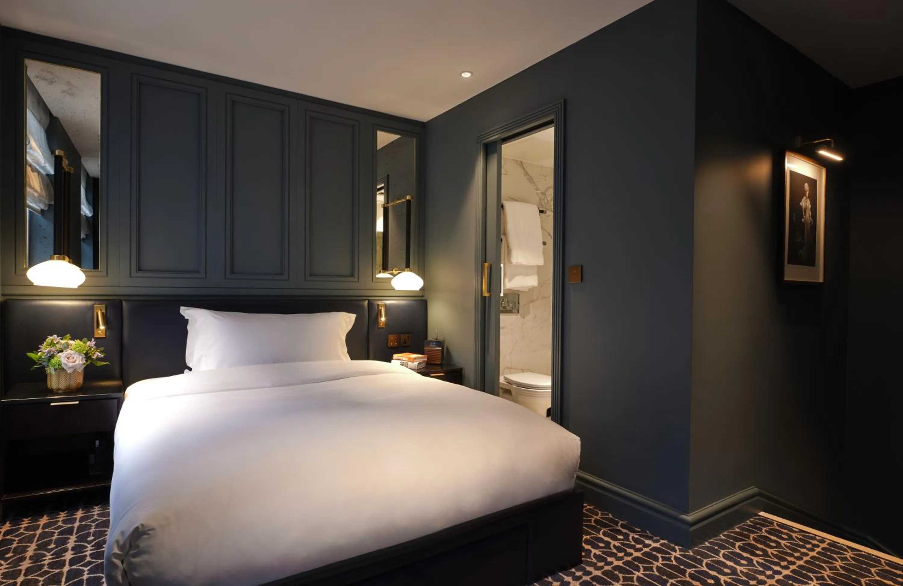 Bedroom, Bed in The Mayfair Townhouse - an Iconic Luxury Hotel