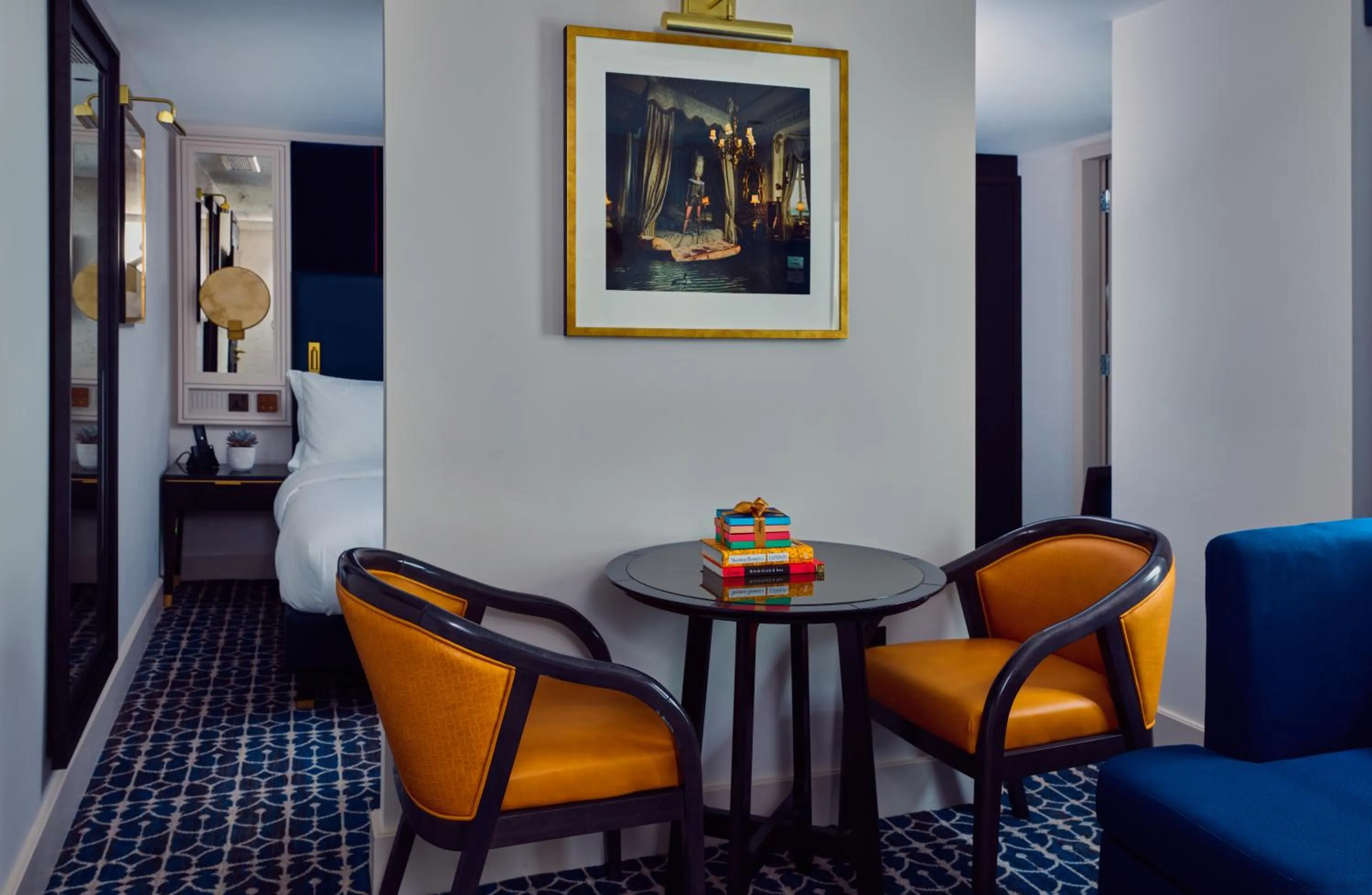 Seating area in The Mayfair Townhouse - an Iconic Luxury Hotel