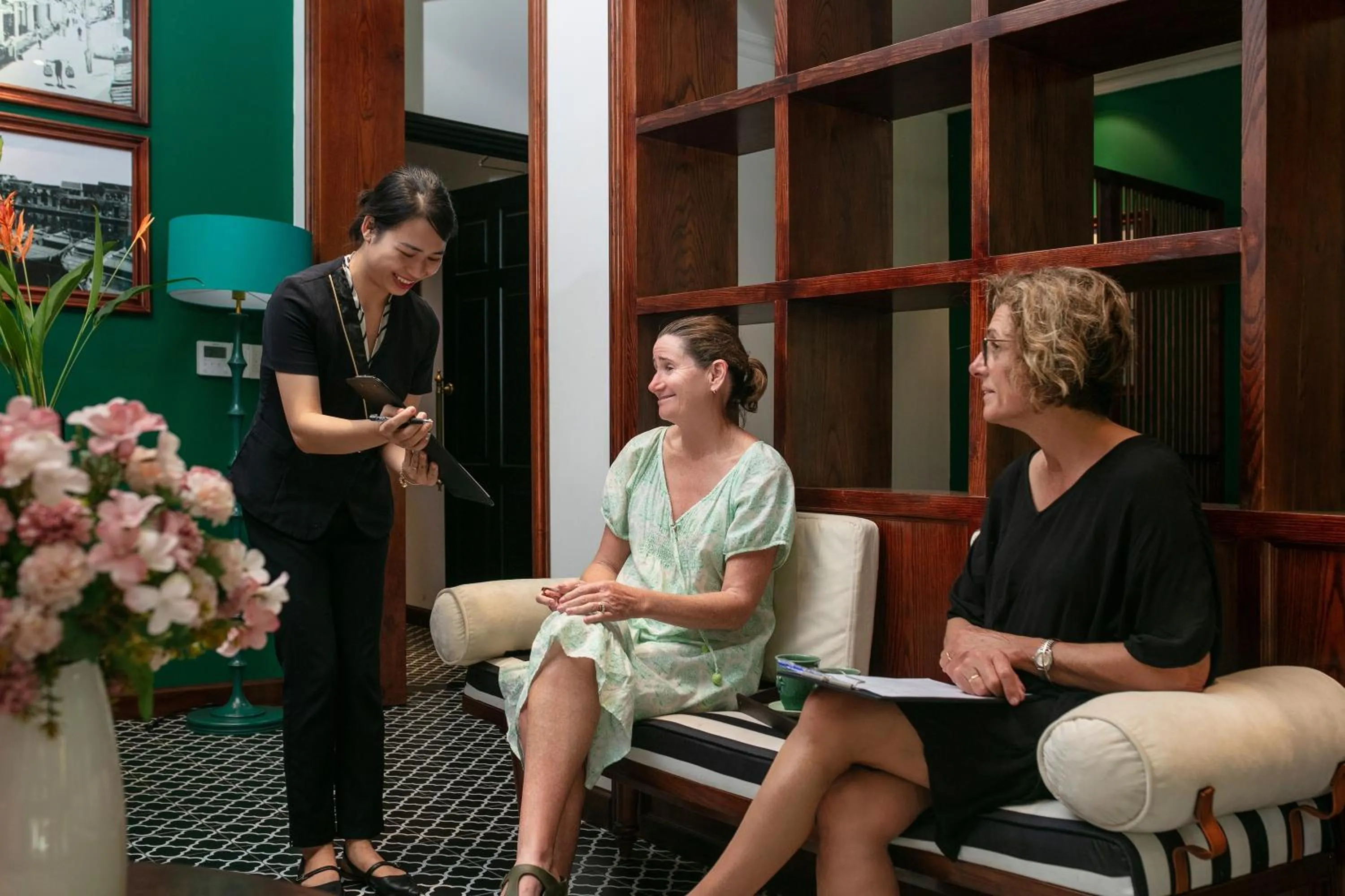 group of guests in Hoi An Golden Holiday Villa