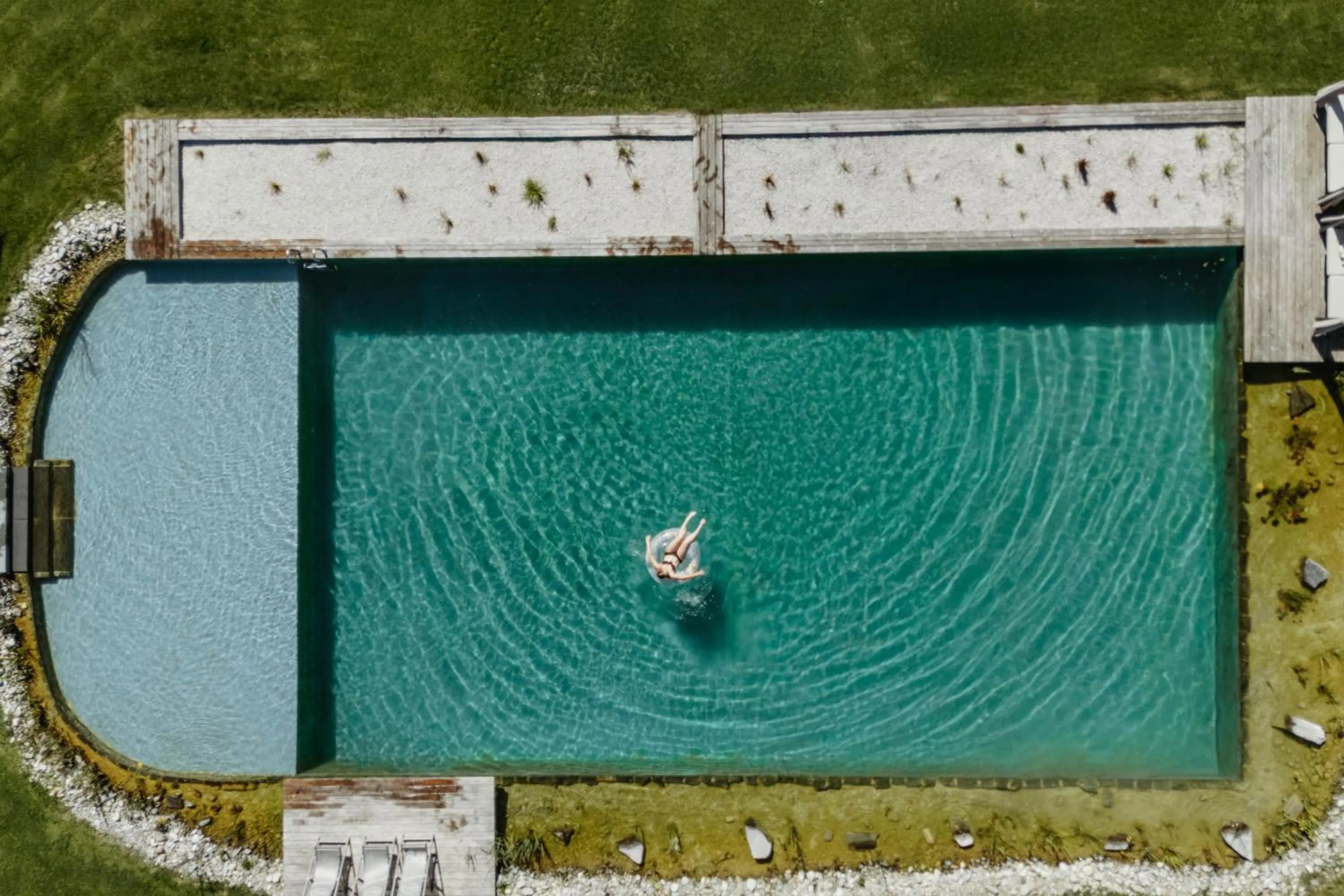 Swimming pool in Hotel Lammwirt