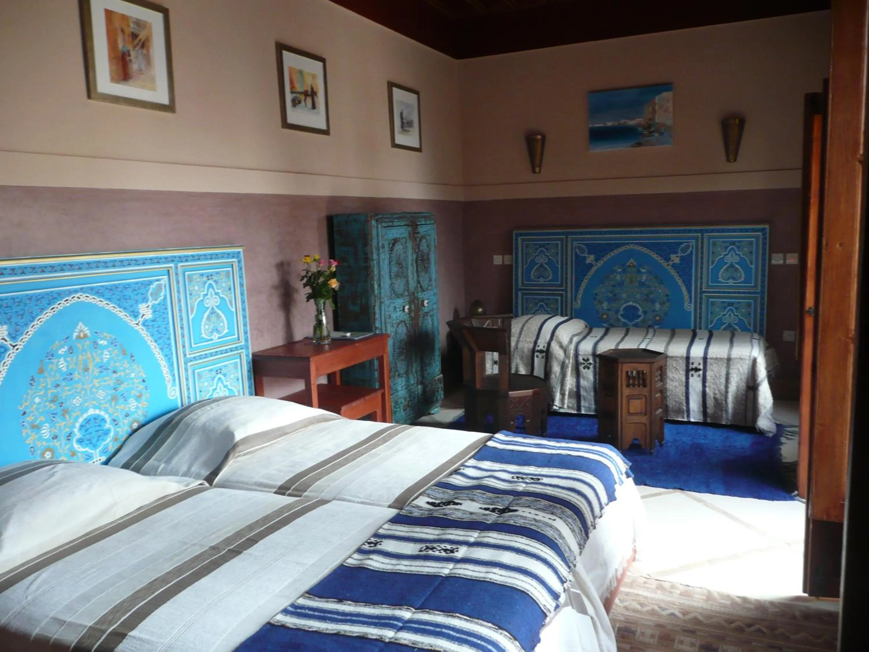 Bedroom, Bed in Riad Euphorbe
