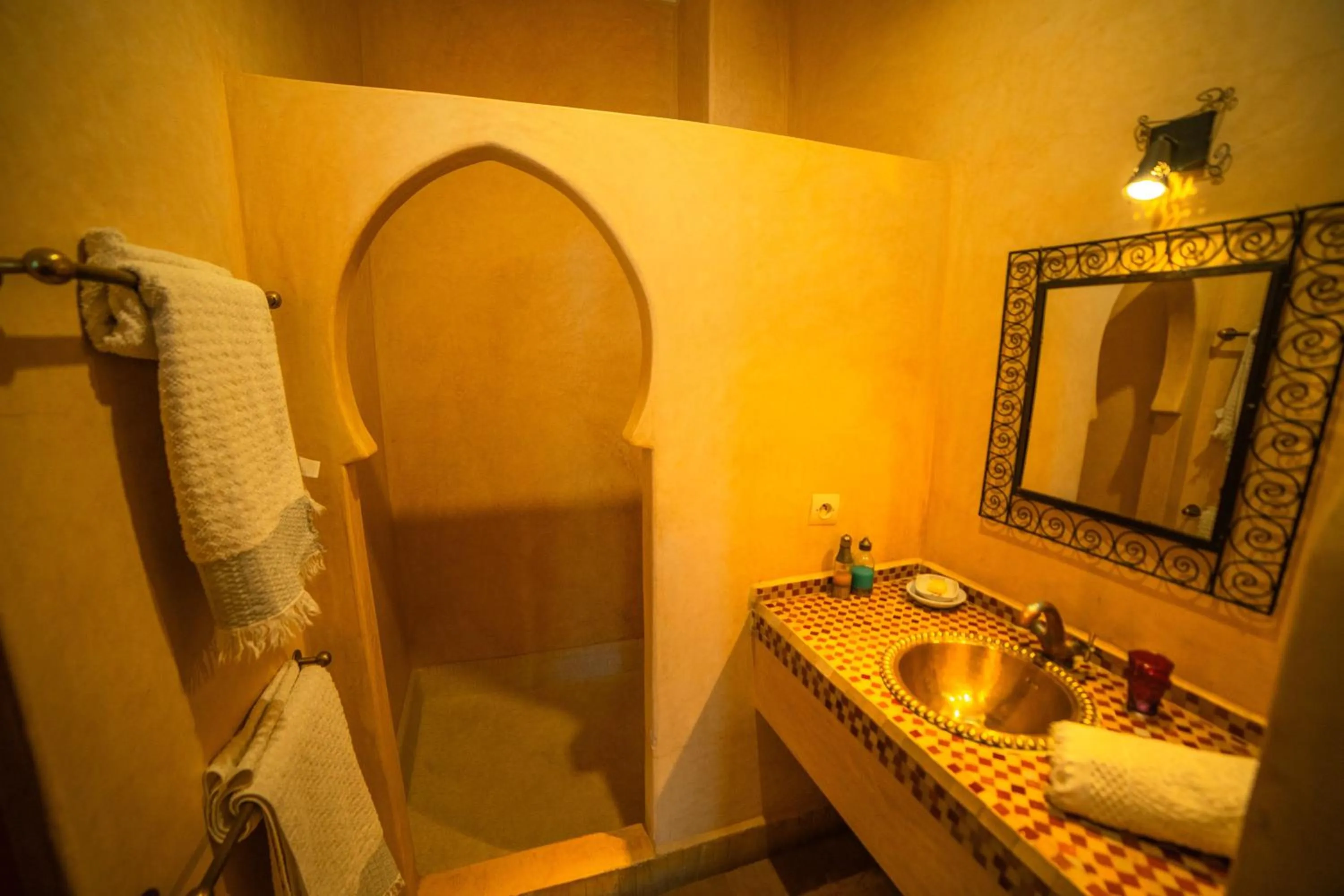 Bathroom in Riad Euphorbe