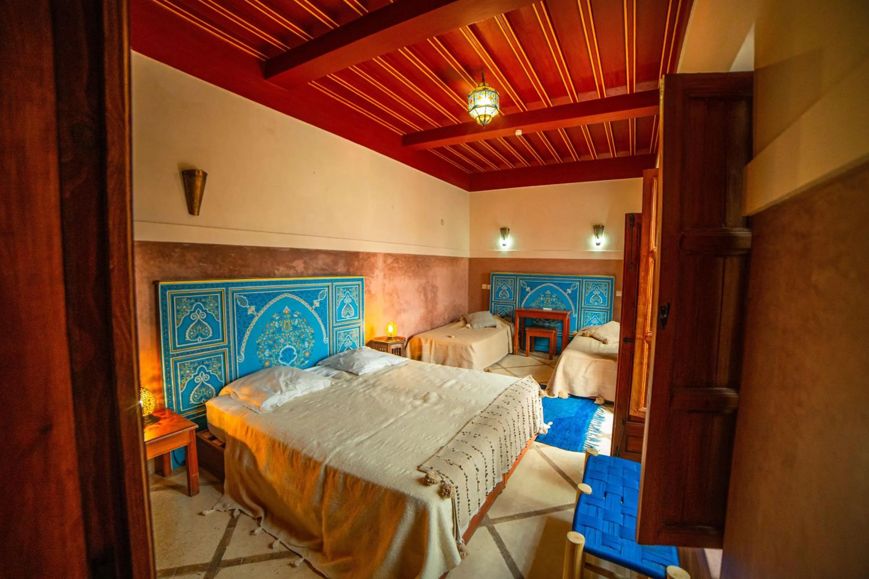 Bedroom, Bed in Riad Euphorbe