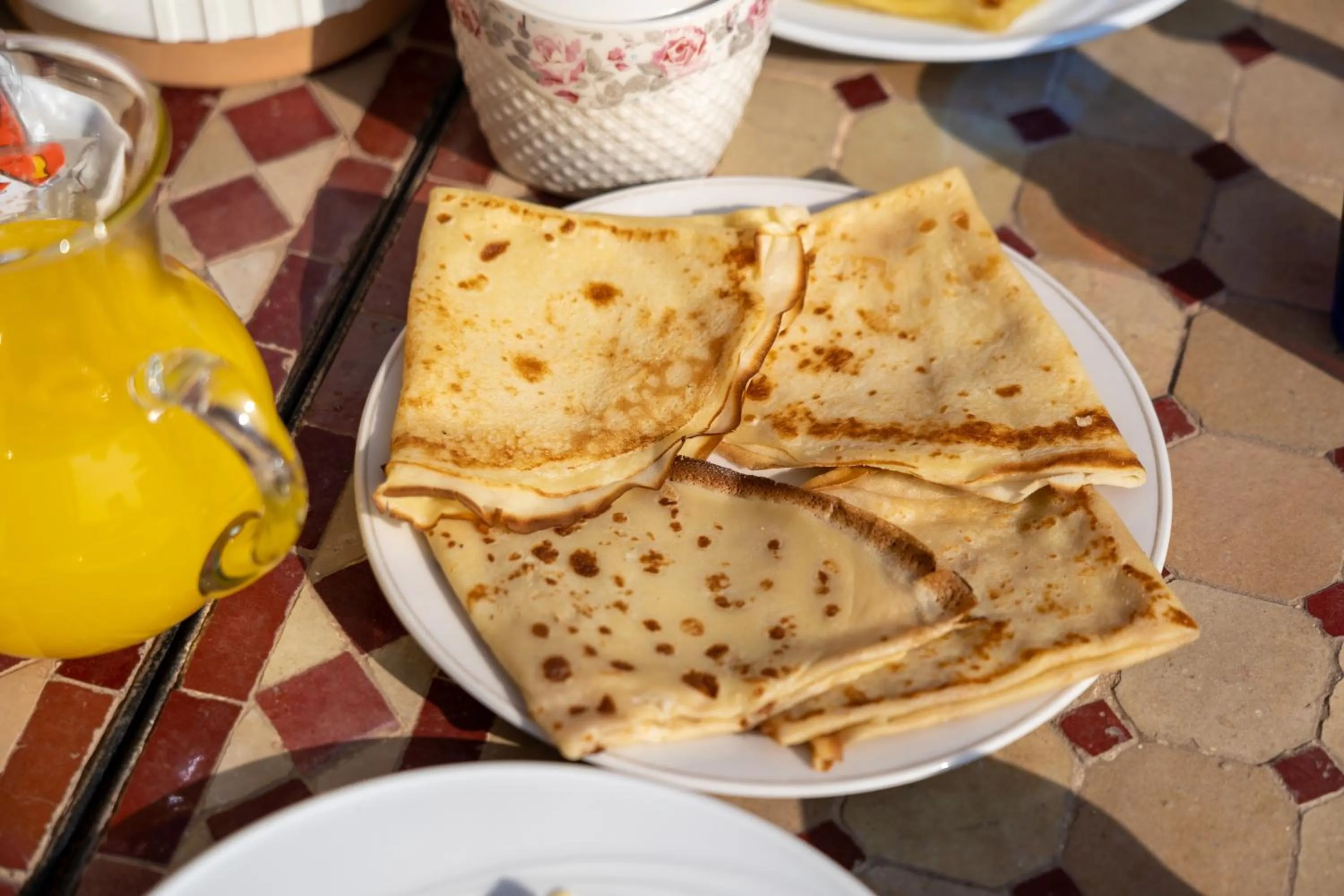 Breakfast in Riad Le Plein Sud