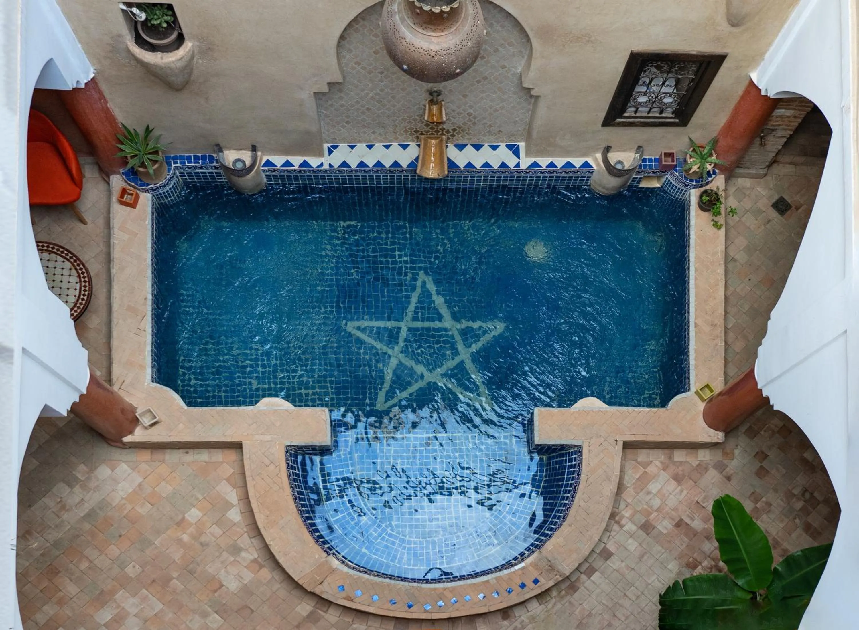 Swimming pool in Riad Le Plein Sud