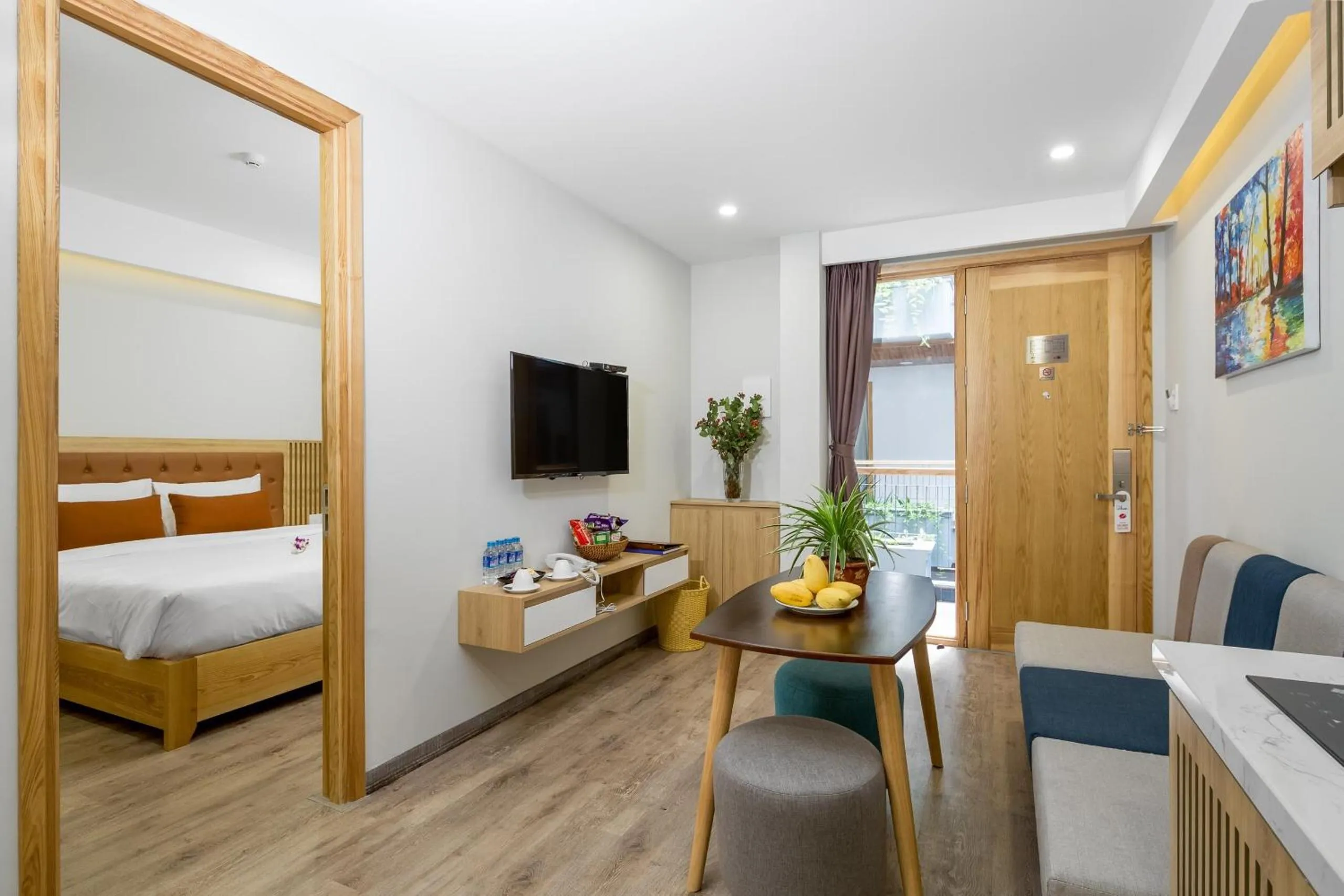 Living room, Bed in Lahome Boutique Villa and Apartment