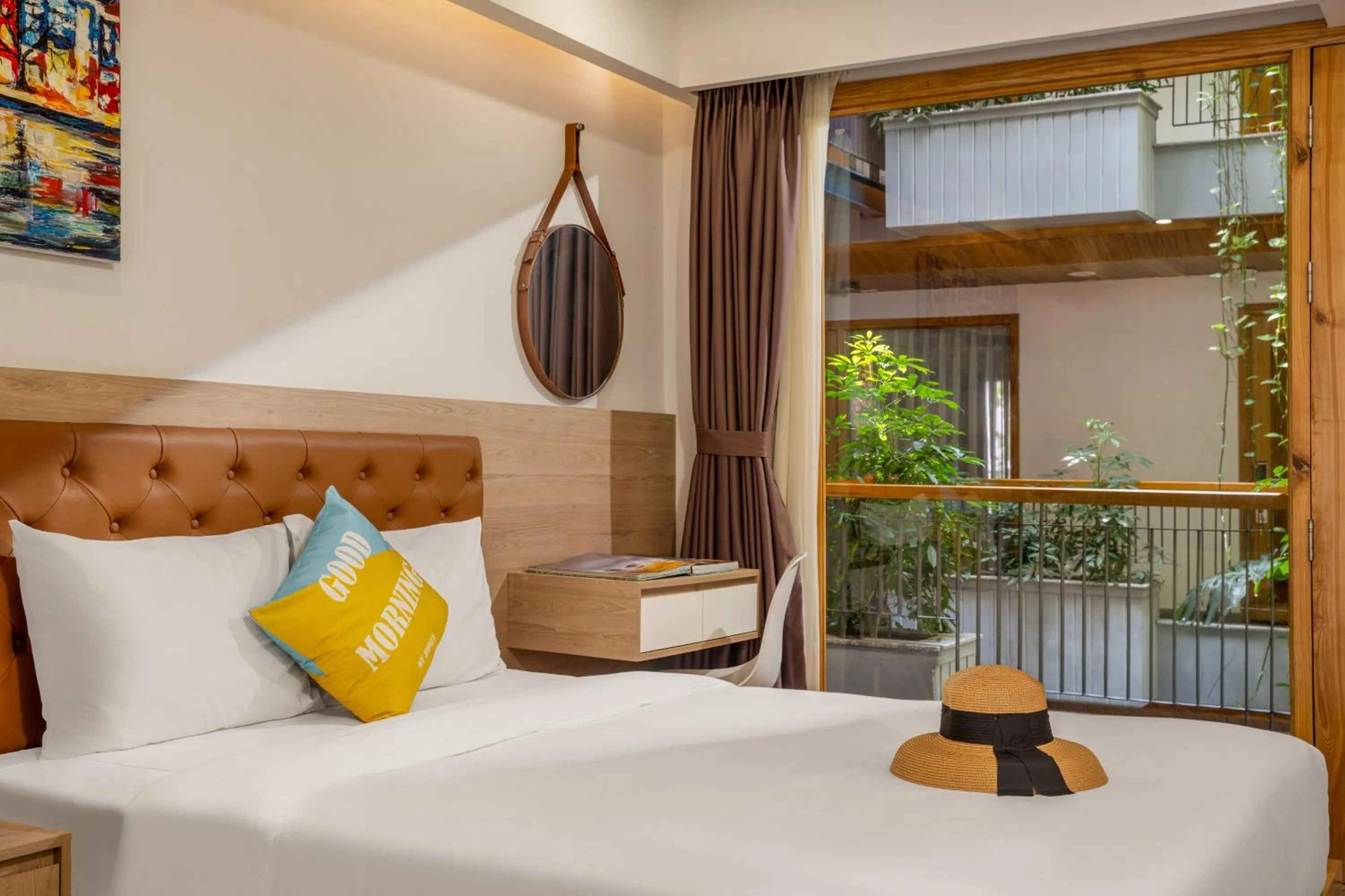 View (from property/room), Bed in Lahome Boutique Villa and Apartment