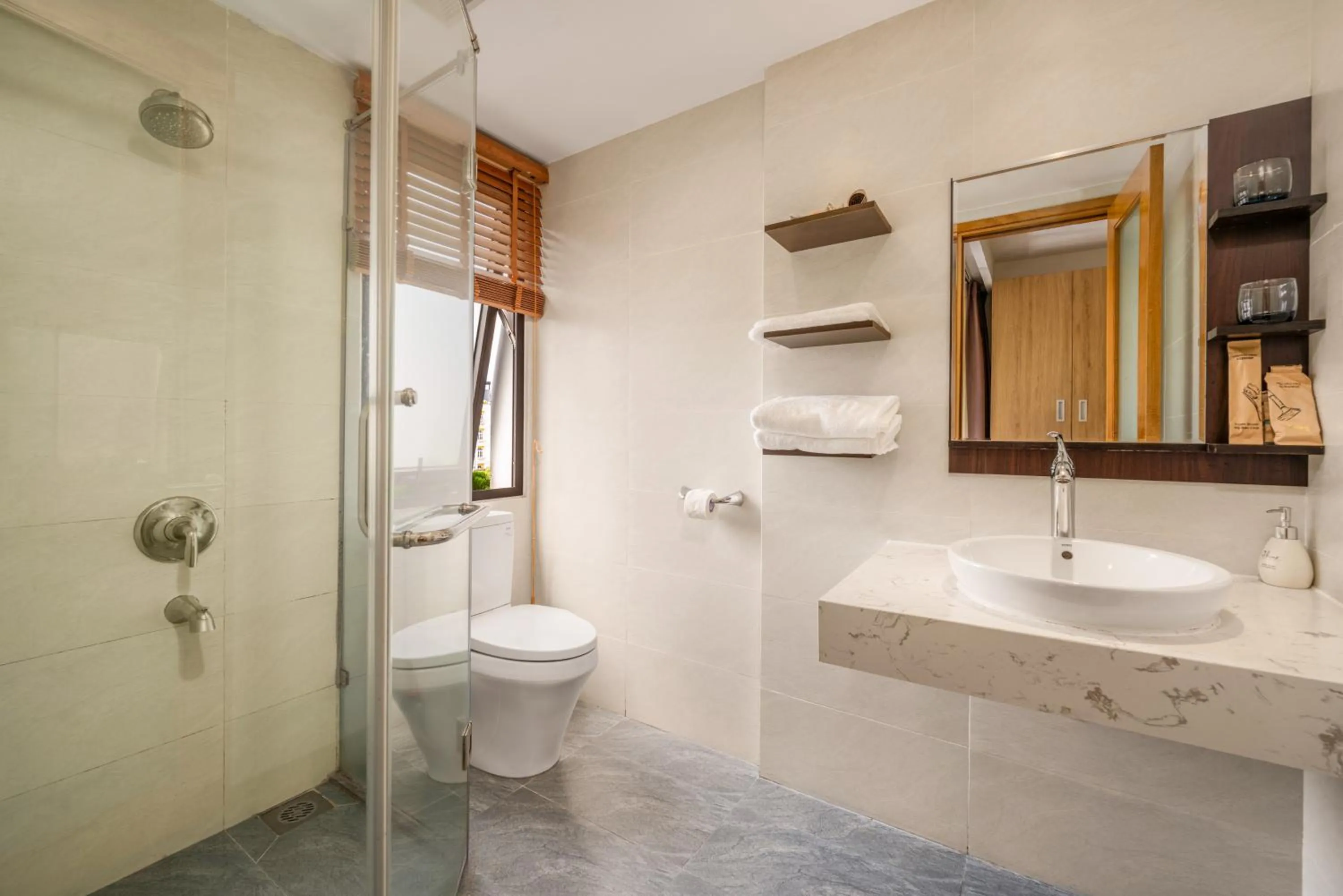Shower in Lahome Boutique Villa and Apartment