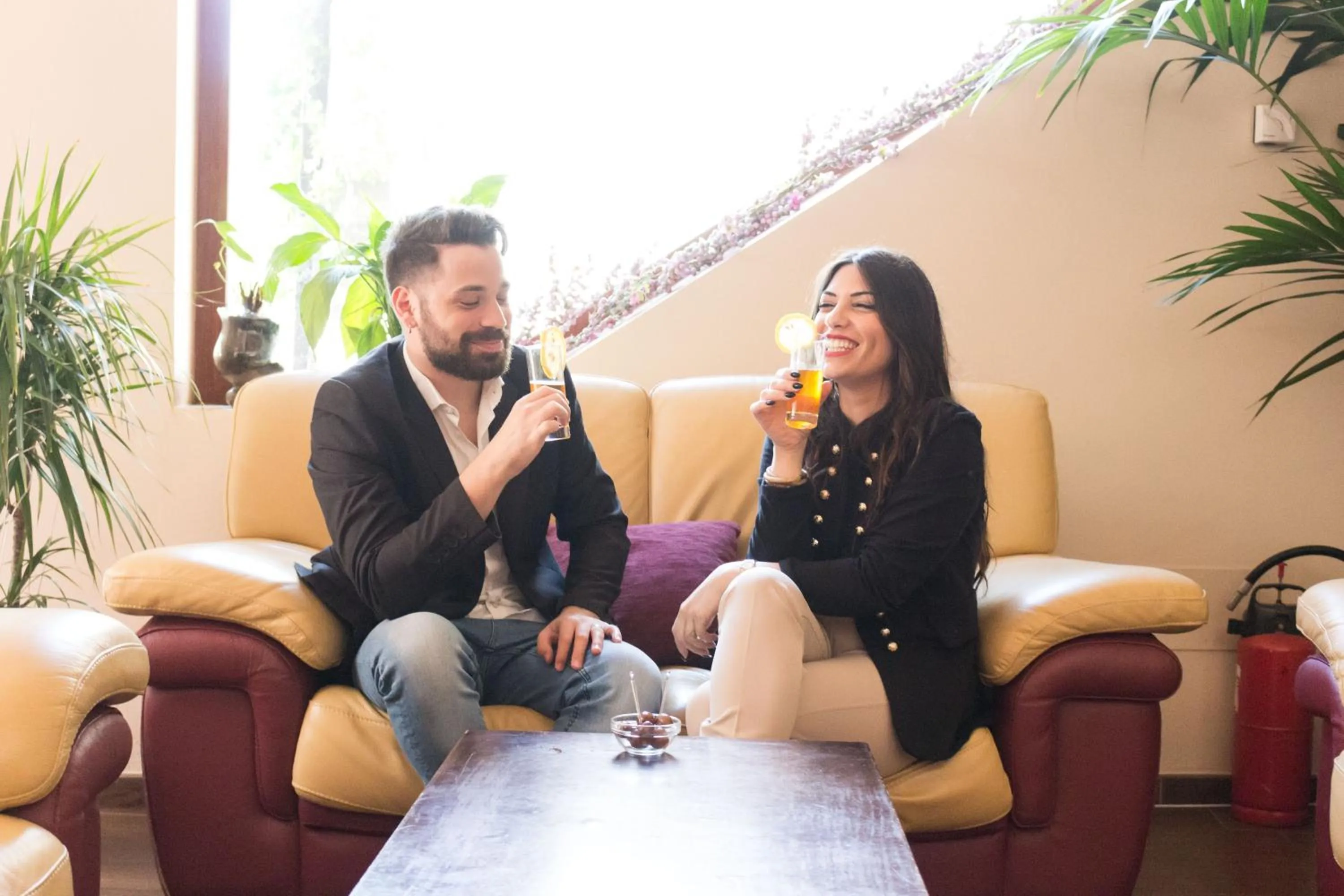 Lobby or reception in Hotel Centrale
