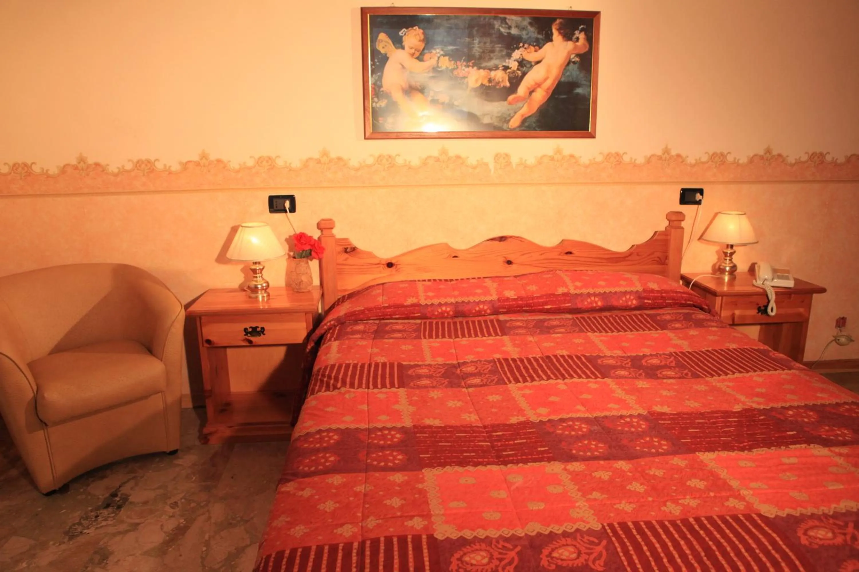 Bedroom, Bed in Hotel Centrale