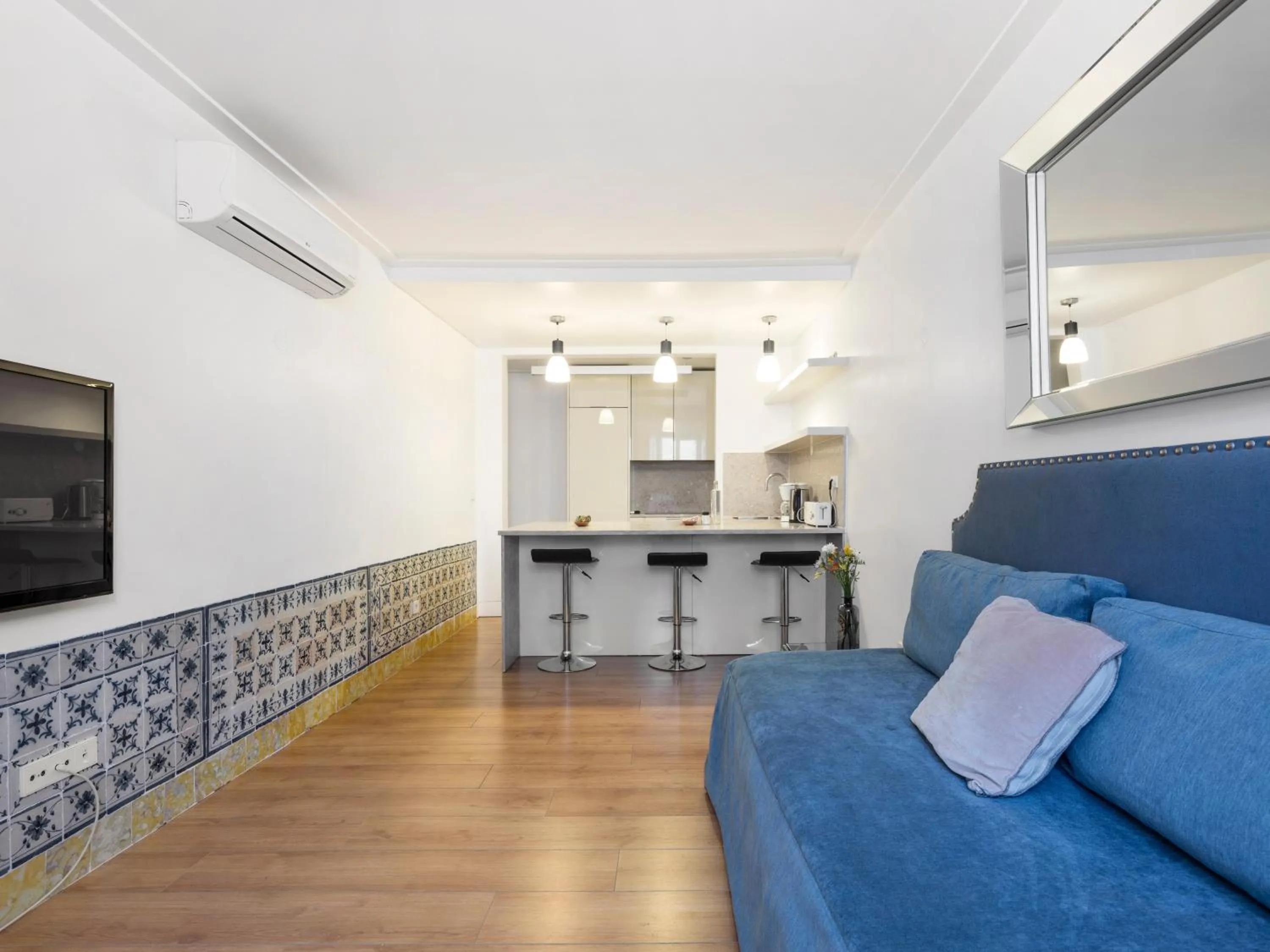 Kitchen or kitchenette in Lisbon Serviced Apartments - Baixa