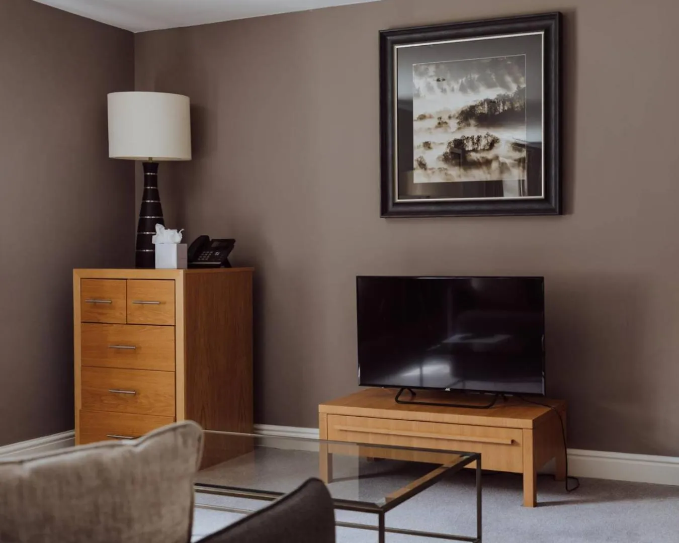 Seating area in Lyzzick Hall Hotel