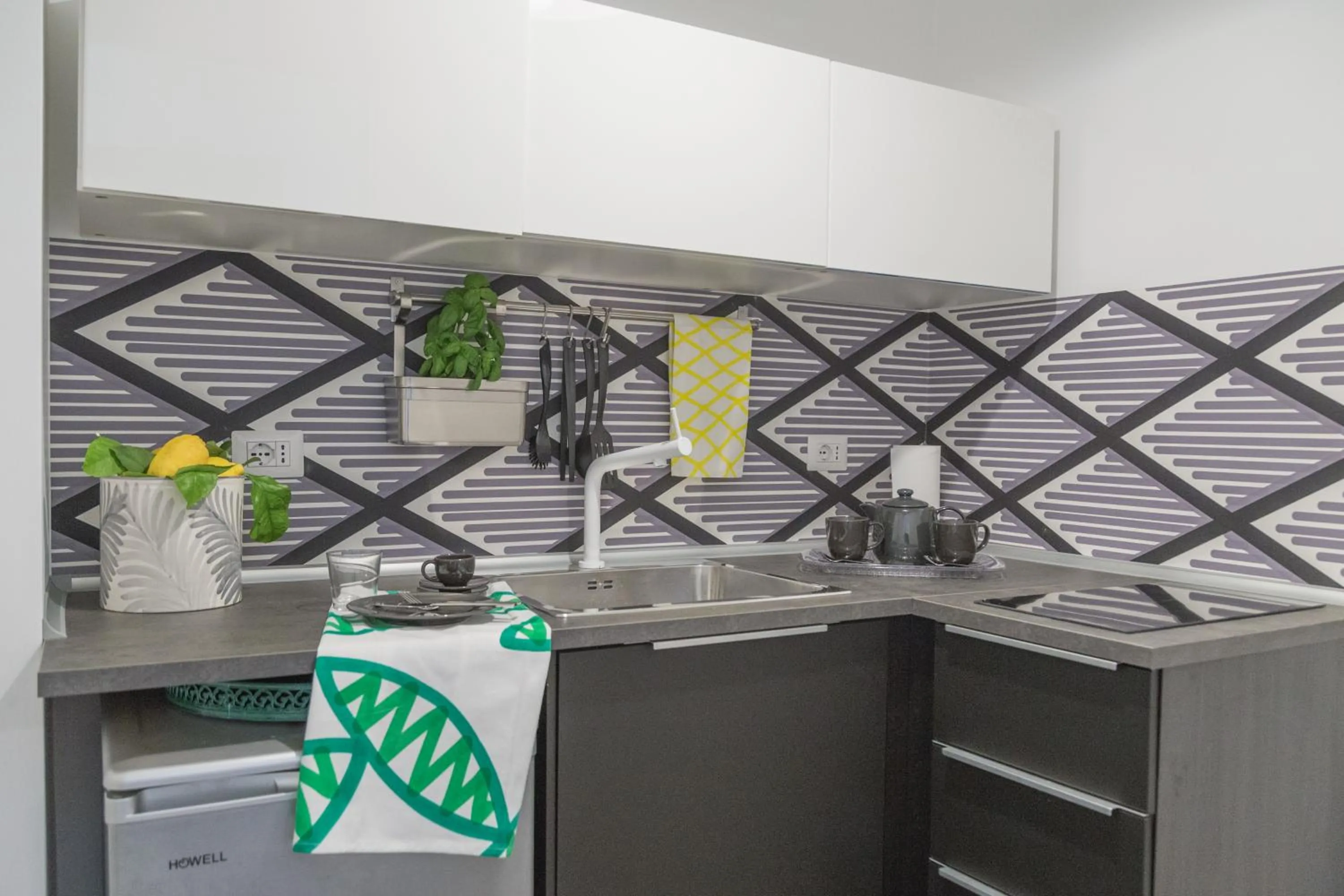 Kitchen or kitchenette in Nonna Pina Art Rooms