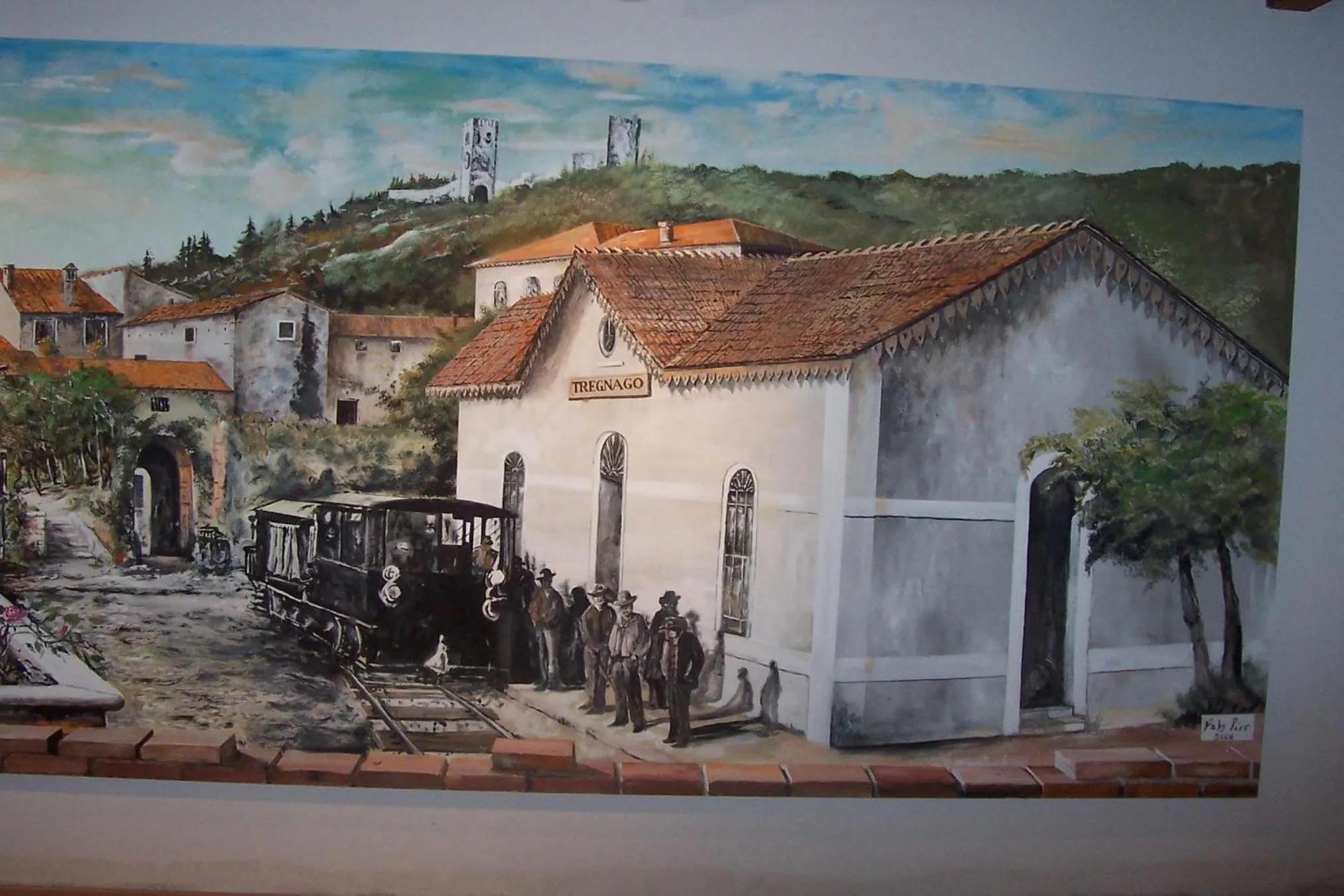 Decorative detail in Residence Villa Vinco