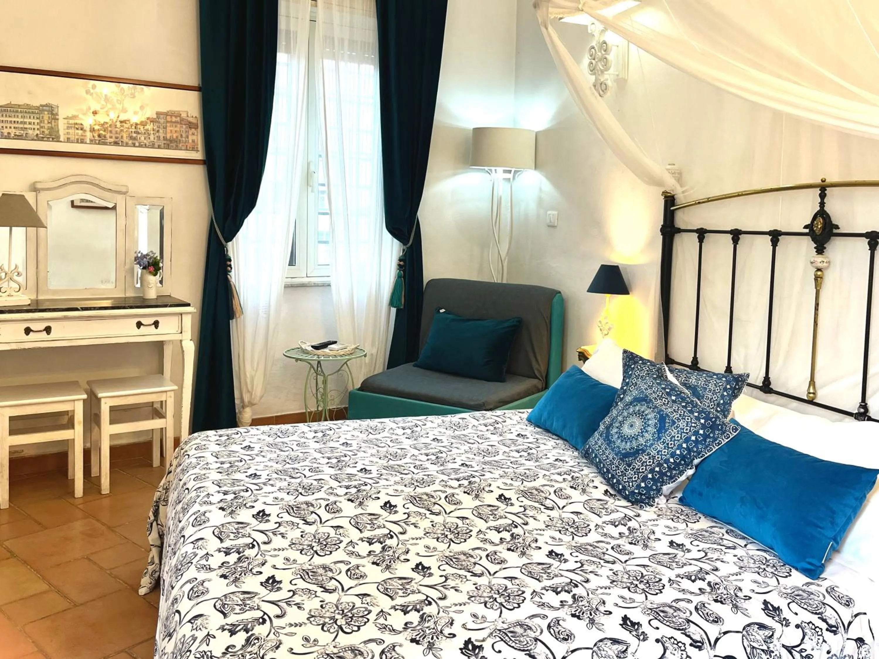 Bed in Barocchetto Romano