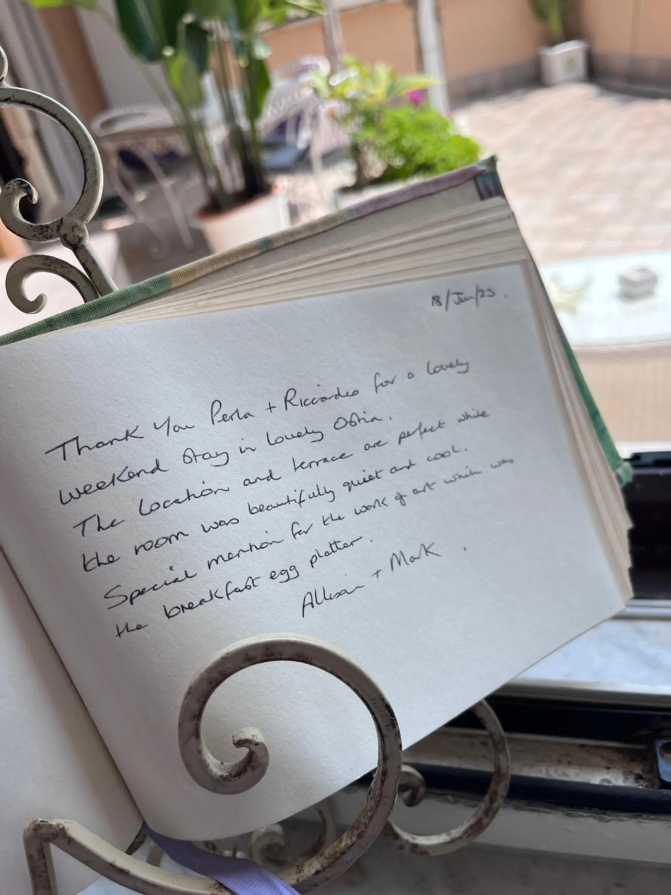 Guests in Barocchetto Romano