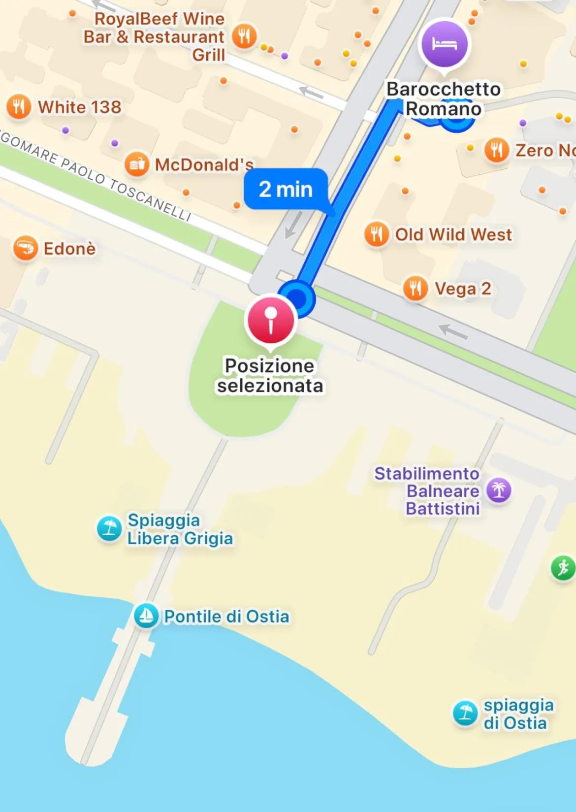 Bird's eye view in Barocchetto Romano