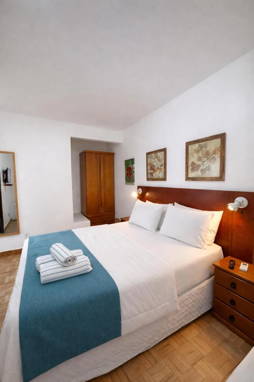 Bed in Pousada Porto Praia