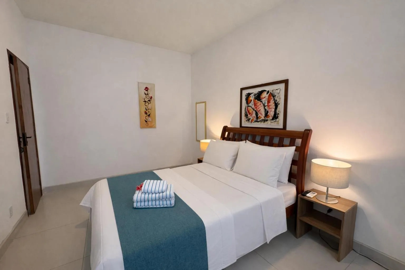 Bed in Pousada Porto Praia