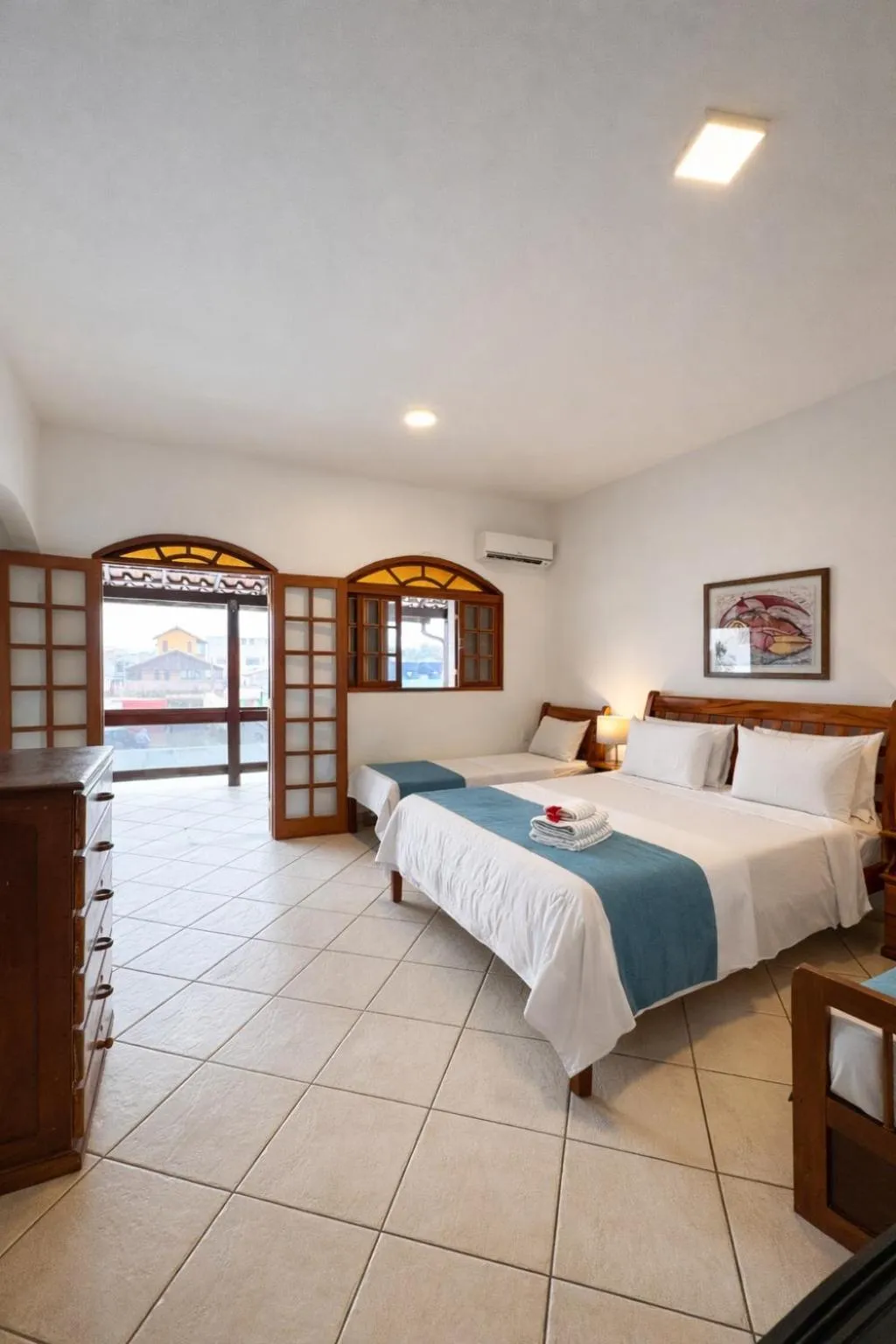 Bed in Pousada Porto Praia