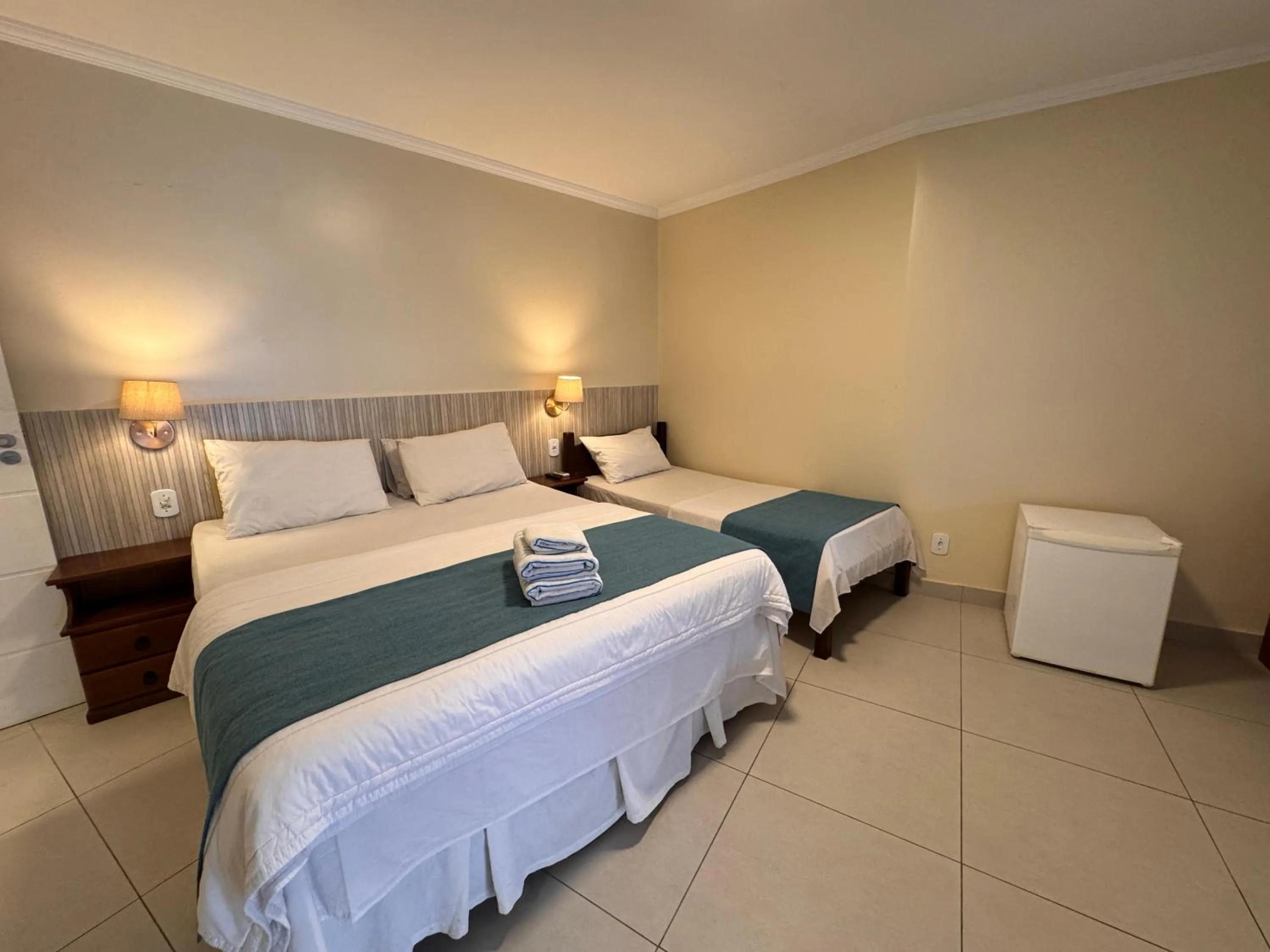 Bed in Pousada Porto Praia