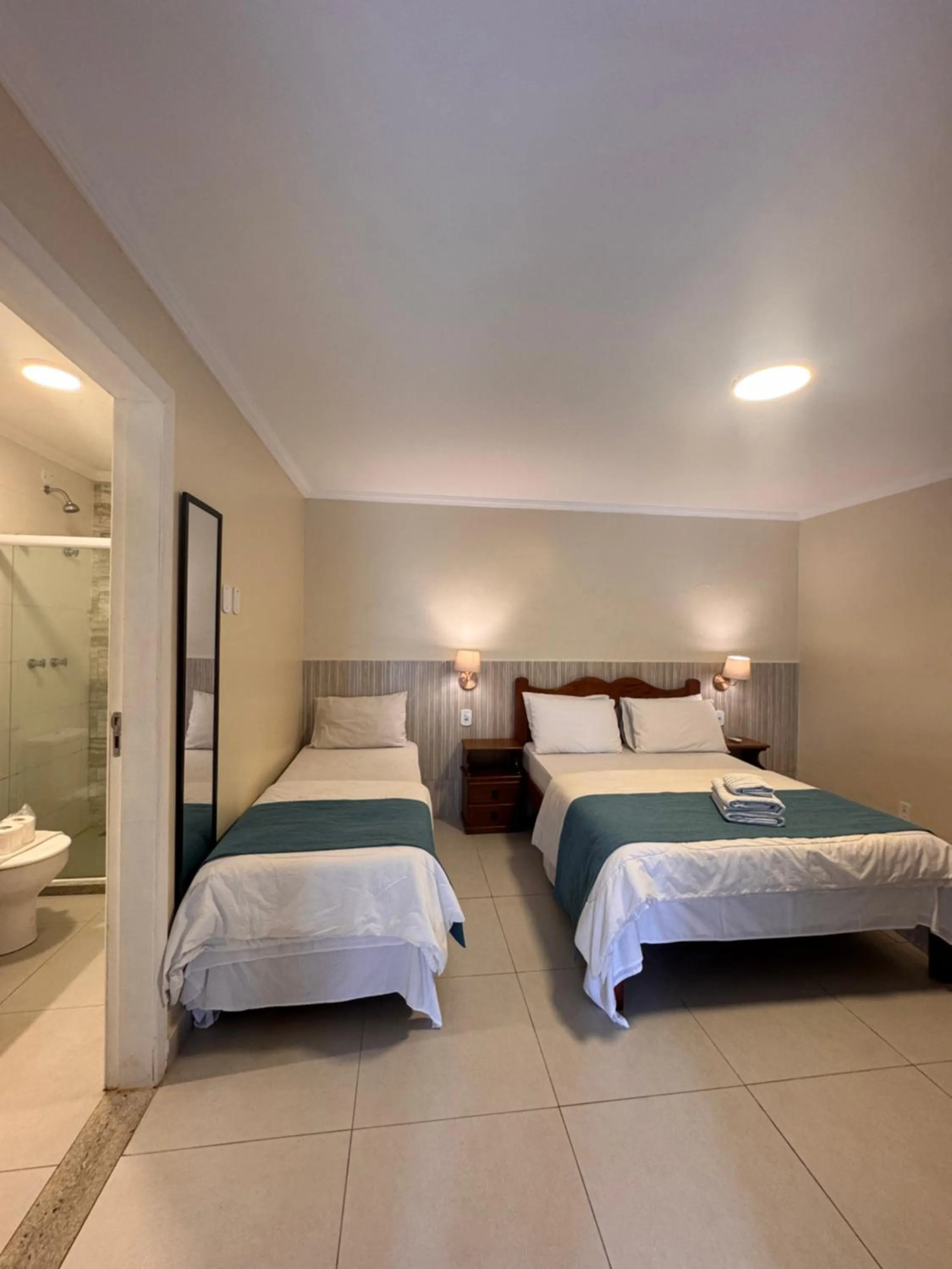 Bed in Pousada Porto Praia