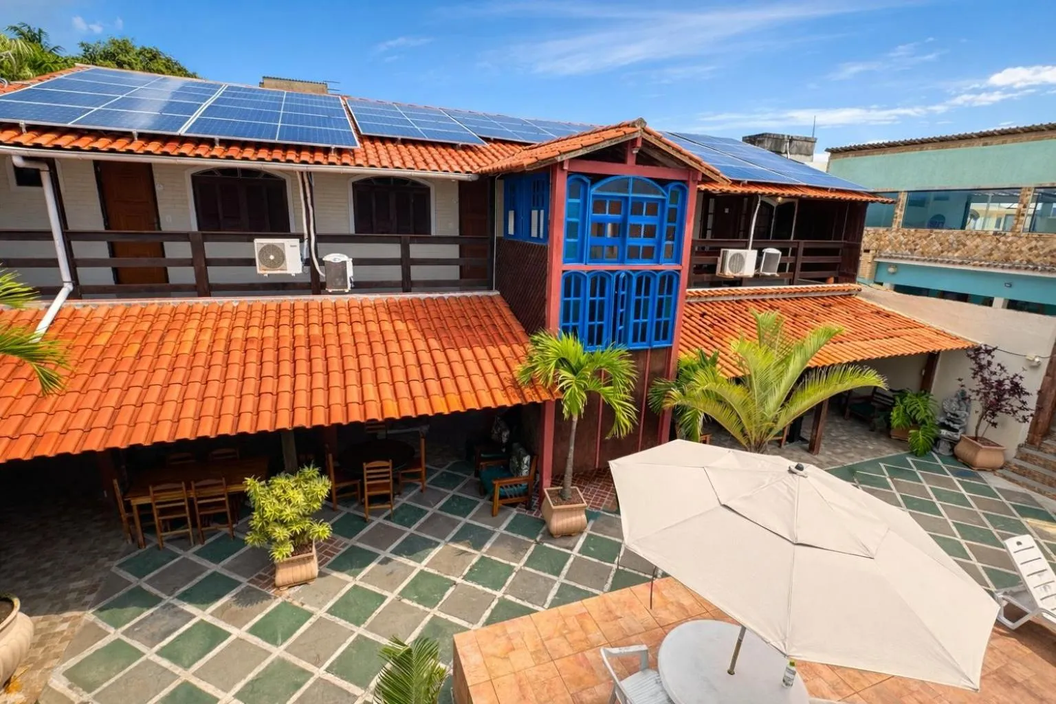 Property building in Pousada Porto Praia