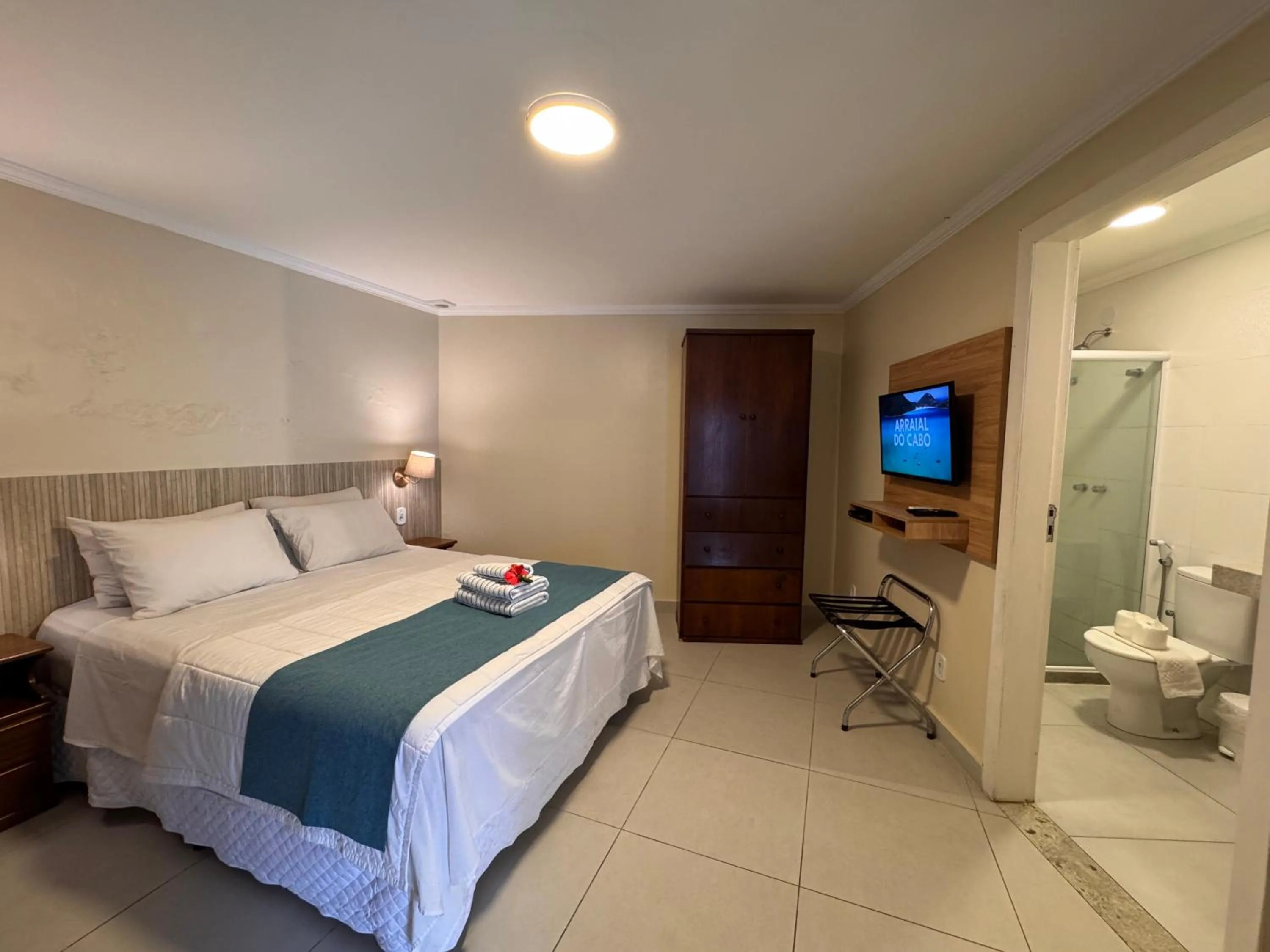 Toilet, Bed in Pousada Porto Praia